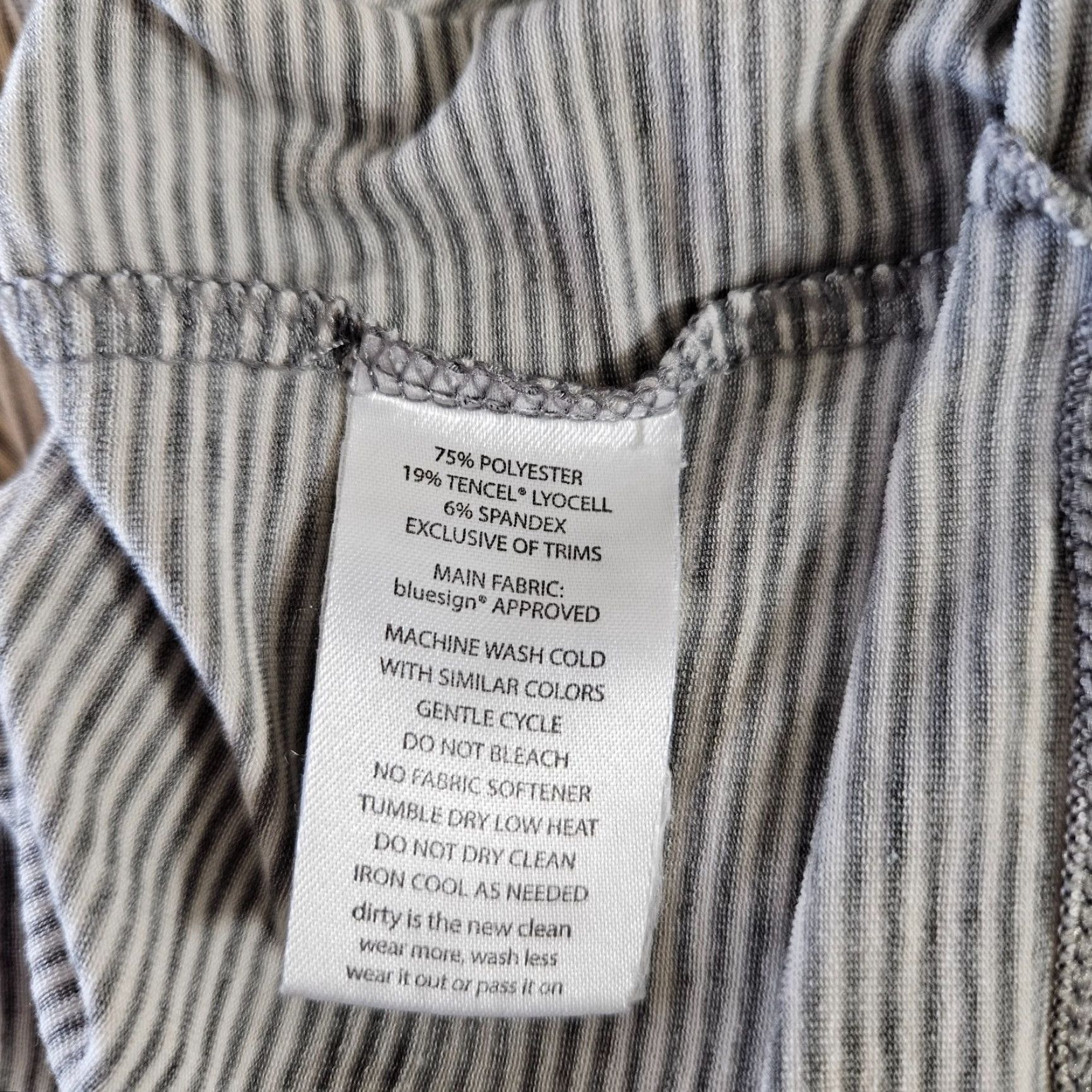 Toad&Co Toad&Co Womens Swiftly Long Sleeve Tunic Sz Small Gray Striped Thumbholes Size S / US 4 / IT 40 - 5 Thumbnail