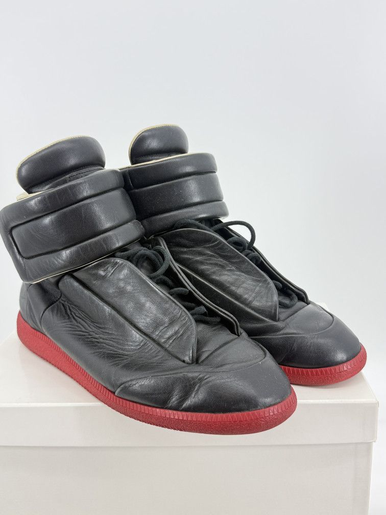 Maison Margiela Future High Black Red Size US 13 / EU 46 - 2 Thumbnail
