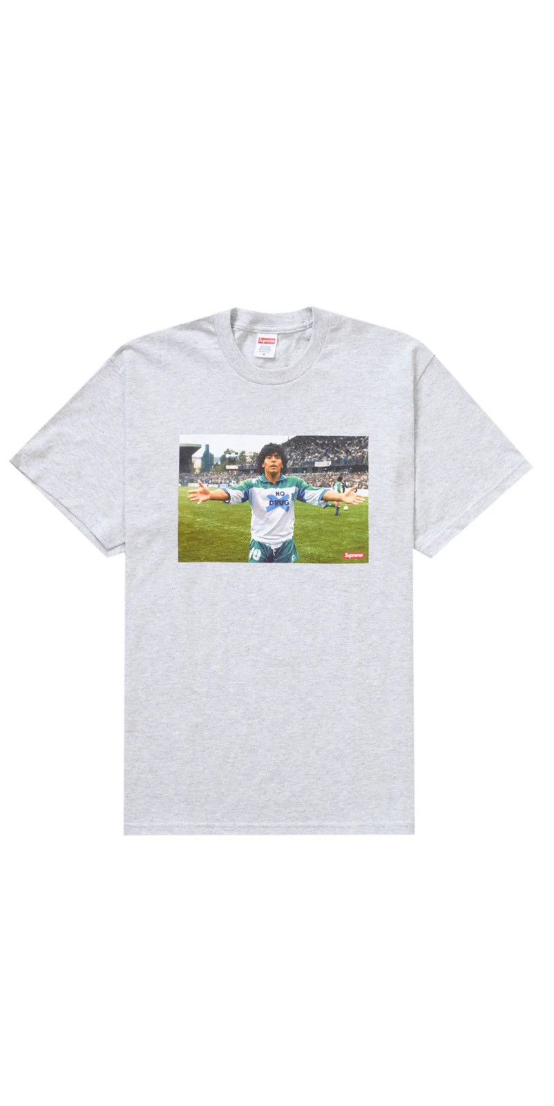 Supreme Supreme Maradona Tee SS24 Grey | Grailed