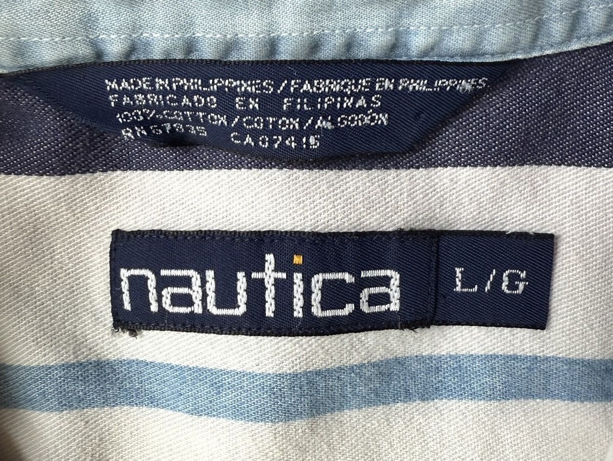 Nautica Vintage Y2K Nautica Button-down Long-Sleeve Shirt (L) Size US L / EU 52-54 / 3 - 5 Thumbnail