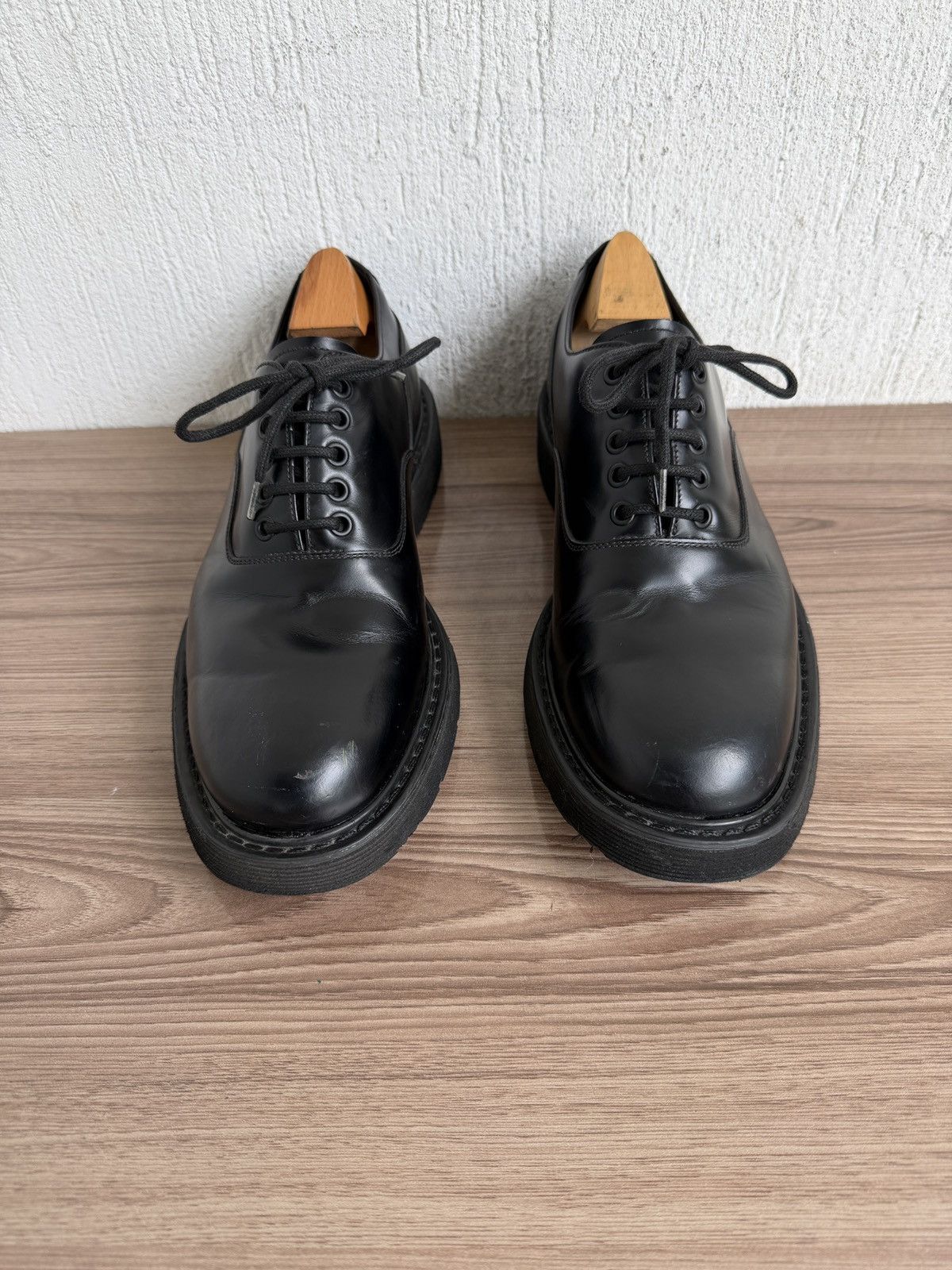 Prada Brushed leather derby Size US 10 / EU 43 - 6 Thumbnail