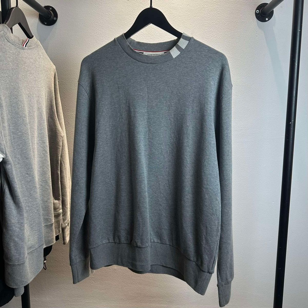 Thom Browne THOM BROWNE 4BAR SWEATER Size US L / EU 52-54 / 3 - 1 Thumbnail