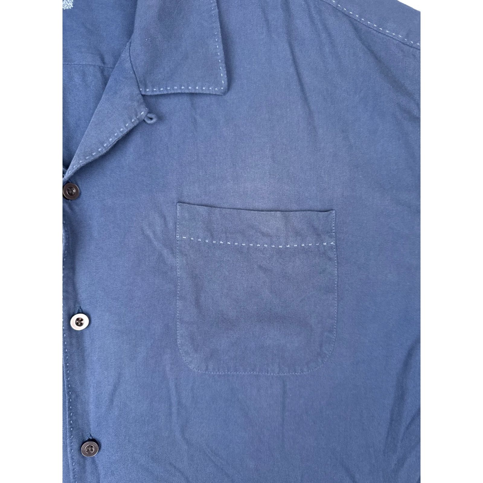 Tommy Bahama Tommy Bahama Shirt Men 2XL Blue 100% Silk Button Up Hawaiian Camp Size US XXL / EU 58 / 5 - 6 Thumbnail