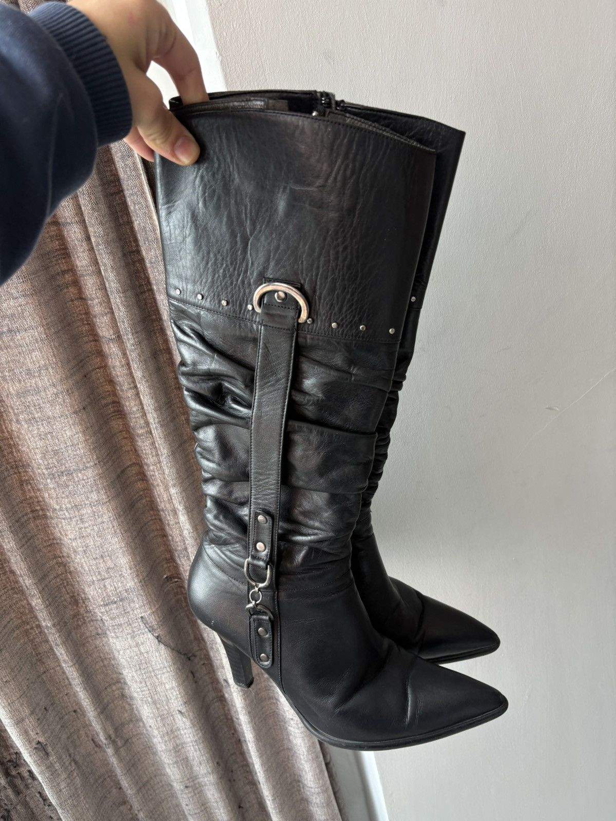 Vintage y2k leather boots Size US 7.5 / IT 37.5 - 11 Thumbnail