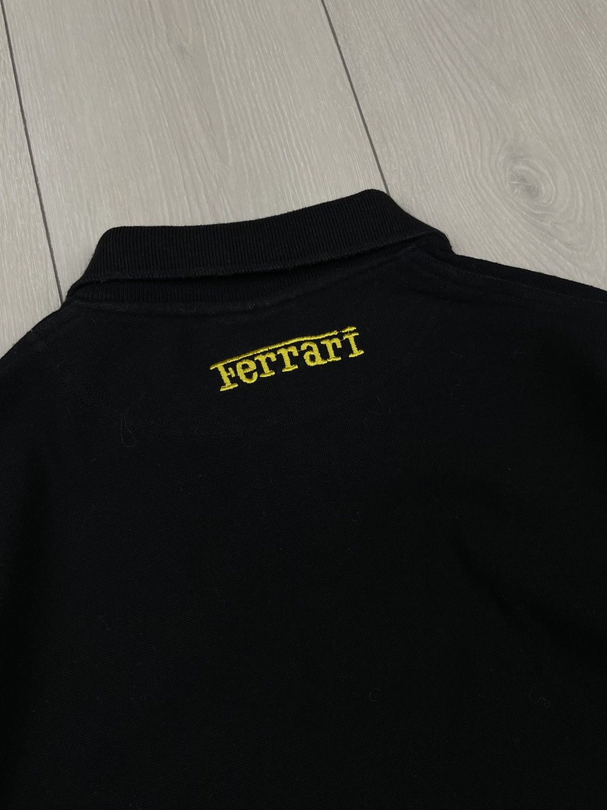 Ferrari Ferrari 1996 Vintage Men’s Black Polo Size L - XL Size US L / EU 52-54 / 3 - 7 Thumbnail