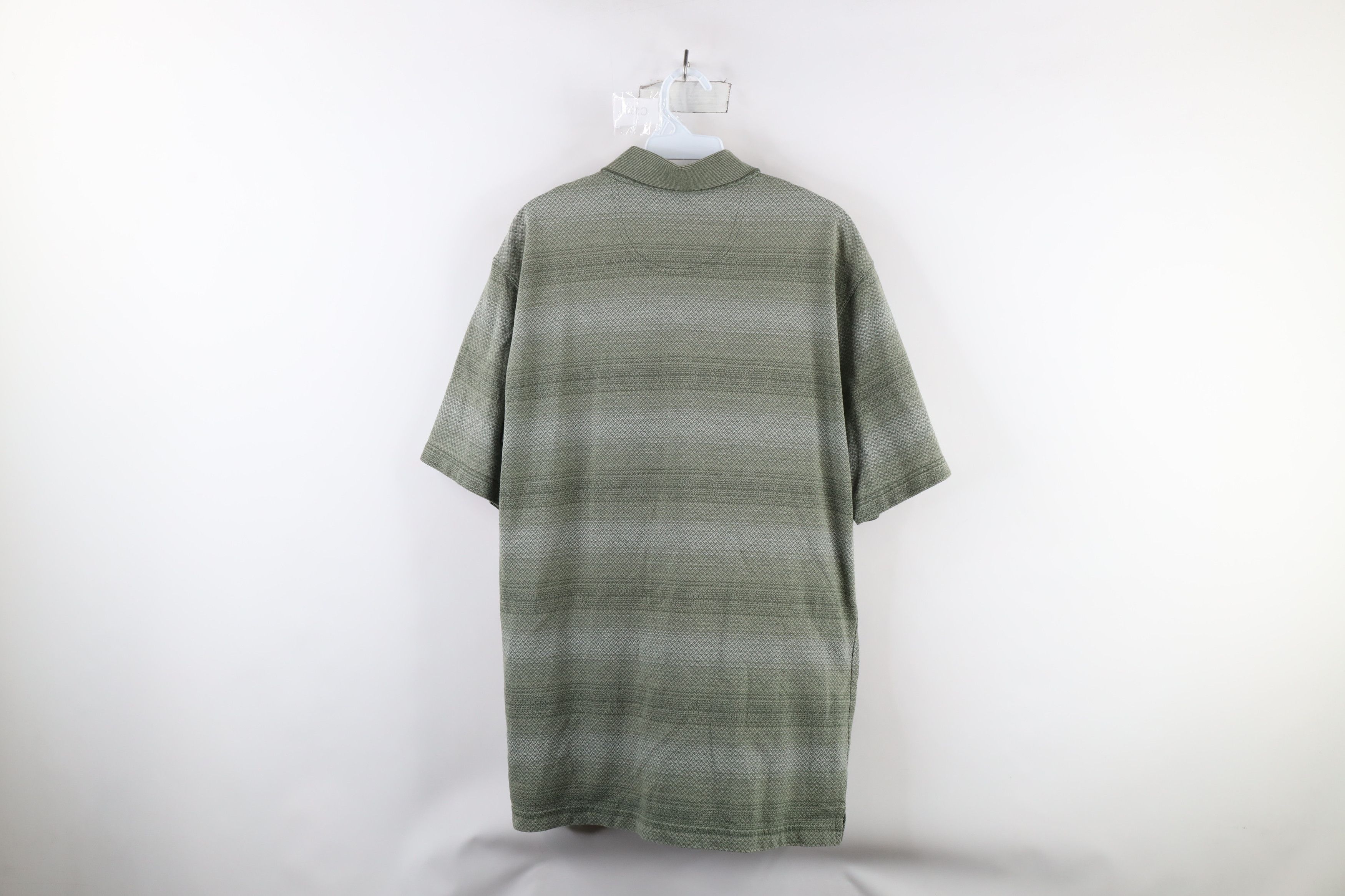 Vintage Vintage 90s Streetwear Knit Collared Polo Shirt Green Size US S / EU 44-46 / 1 - 8 Thumbnail