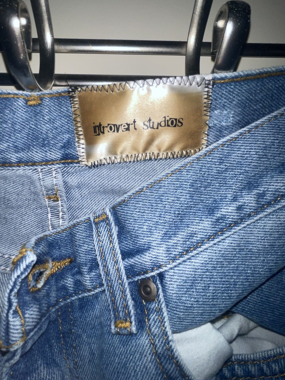 Japanese Brand Introvert studios star denim straight fit Size US 32 / EU 48 - 2 Thumbnail