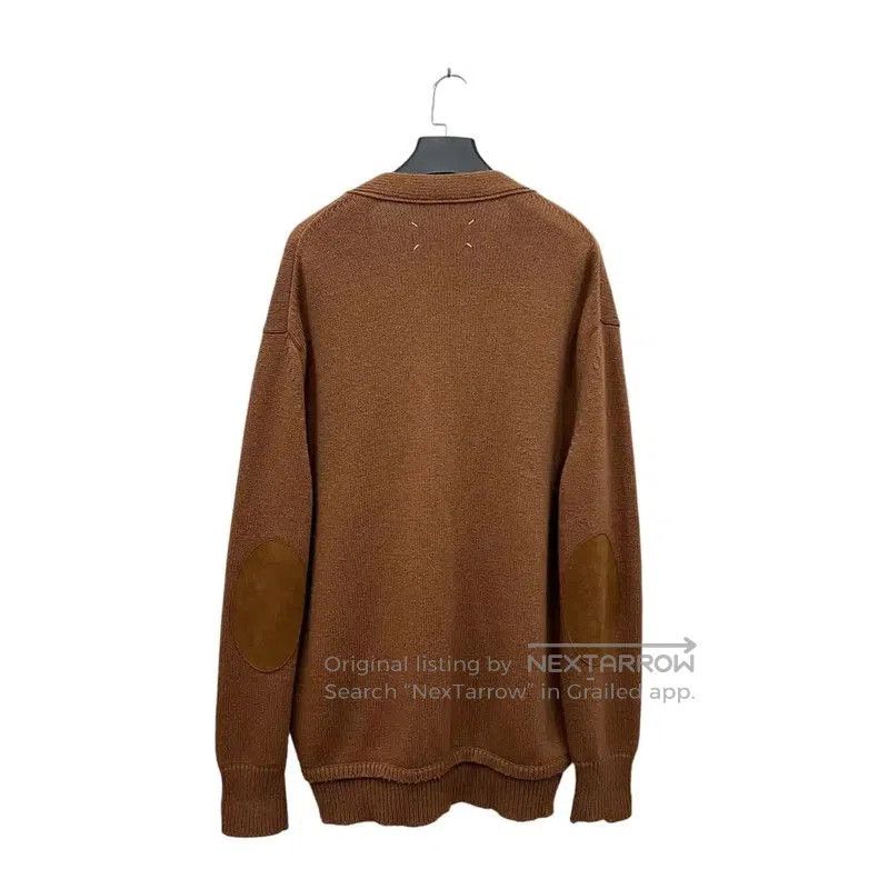 Maison Margiela Maison Margiela Brown Wool Women's Cardigan . Size M / US 6-8 / IT 42-44 - 3 Thumbnail