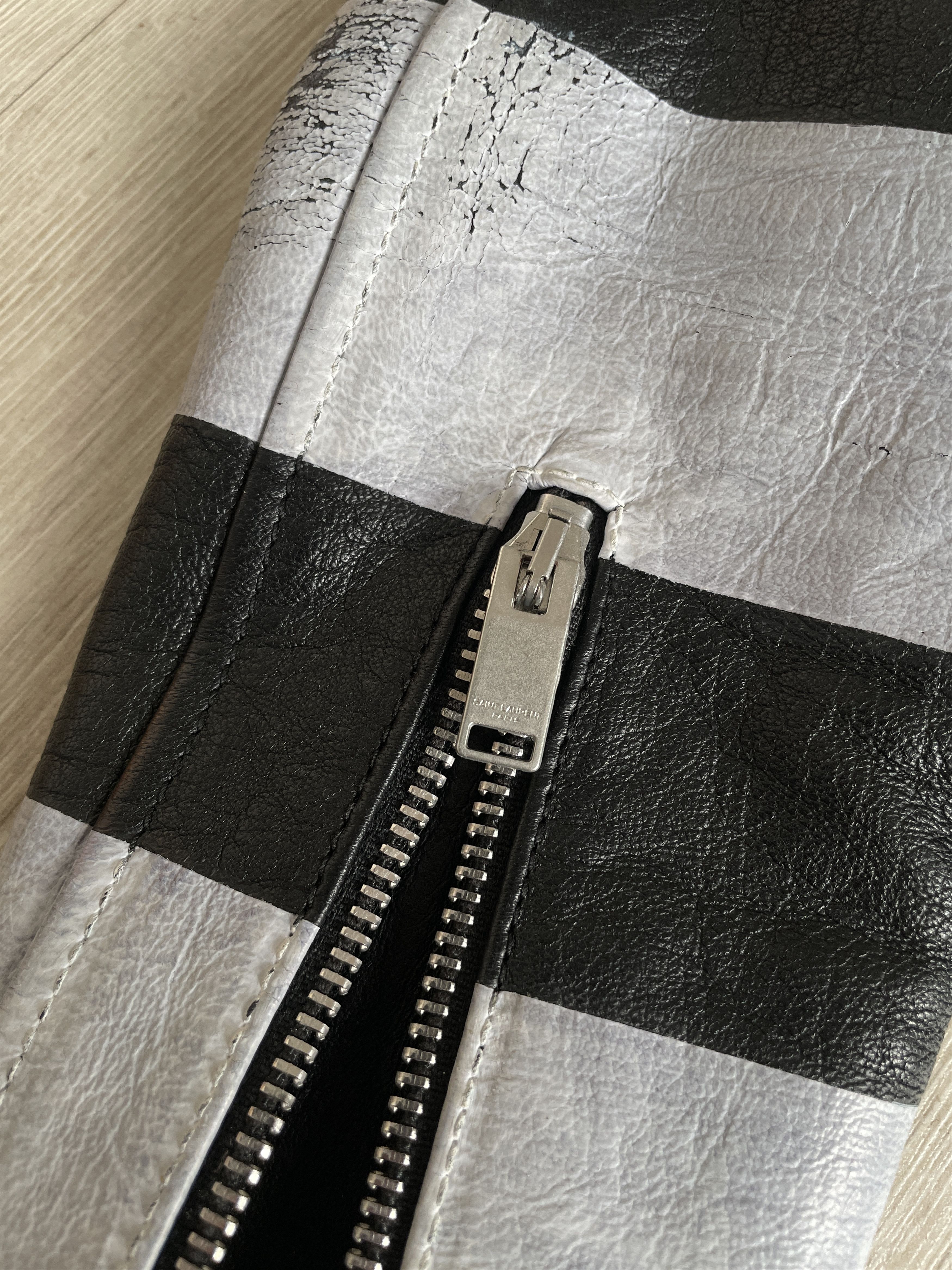 Saint Laurent Paris Saint Laurent AW15 runway leather jacket by Hedi Slimane Size XS / US 0-2 / IT 36-38 - 5 Thumbnail