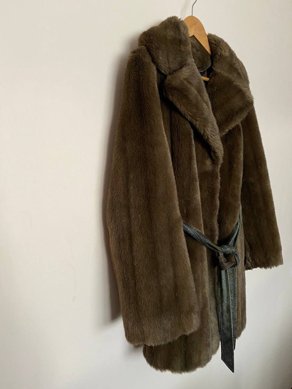 Designer × Vintage Jean Louis Paris Faux Fur Coat Vintage Brown Made In France Size L / US 10 / IT 46 - 3 Thumbnail