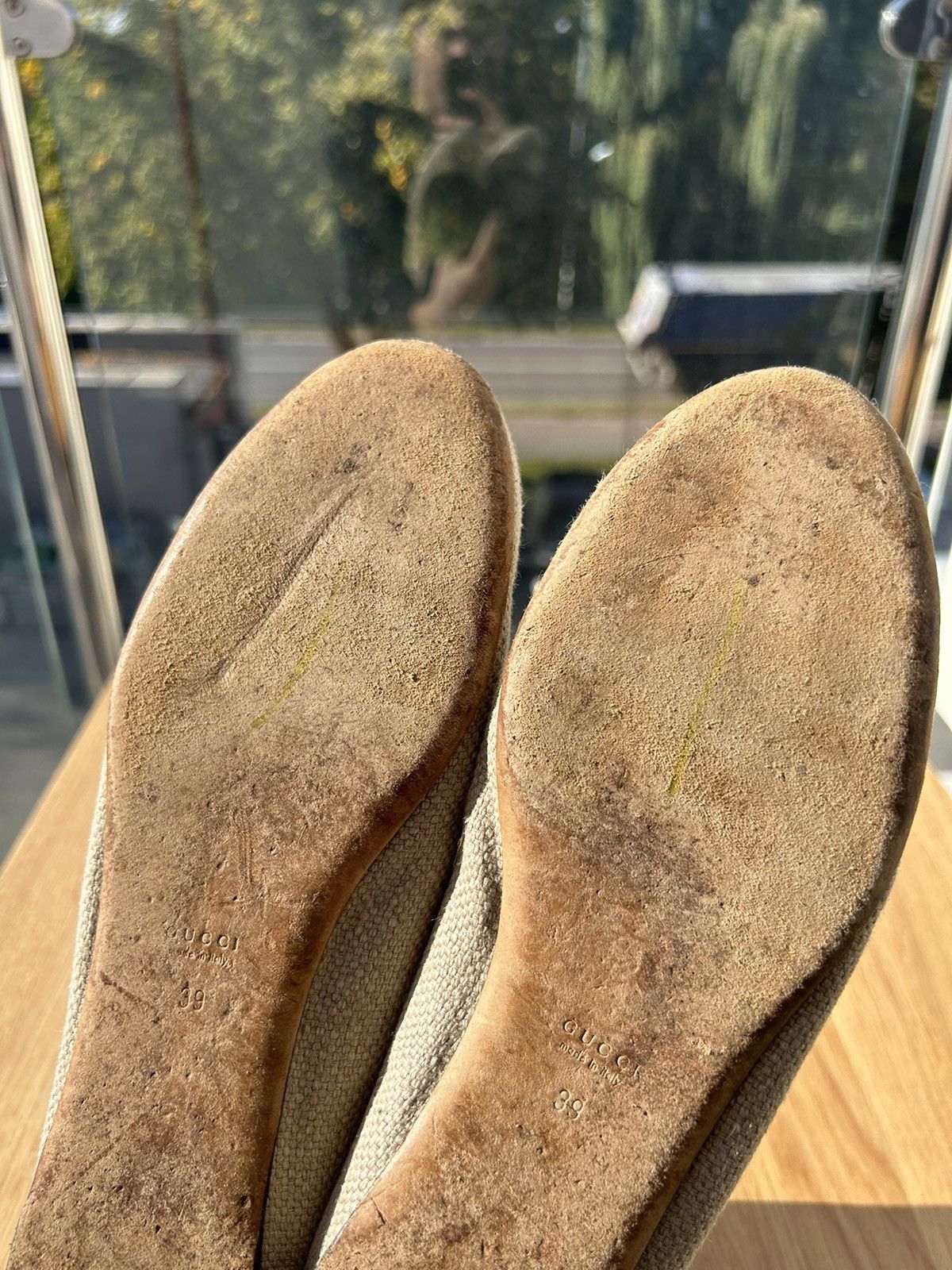 Gucci × Vintage Vintage Gucci Ballet Flats Ballerina Size US 9 / IT 39 - 6 Thumbnail