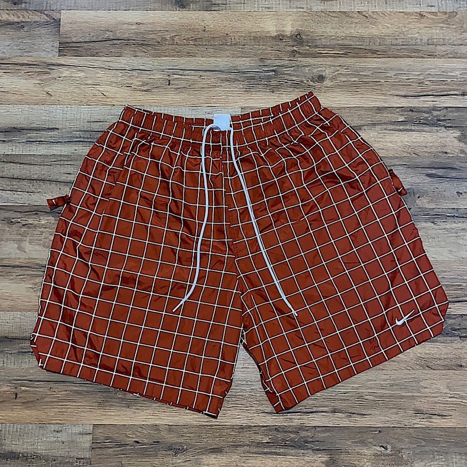 Nike Reflective grid print Nike lab solo swoosh shorts Size US 31 - 1 Thumbnail
