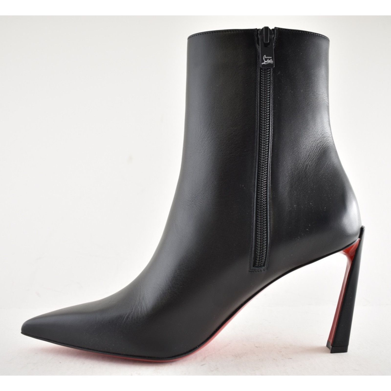 Christian Louboutin Christian Louboutin Condora Booty 85 Black Calf Leather Size US 11 / IT 41 - 11 Thumbnail