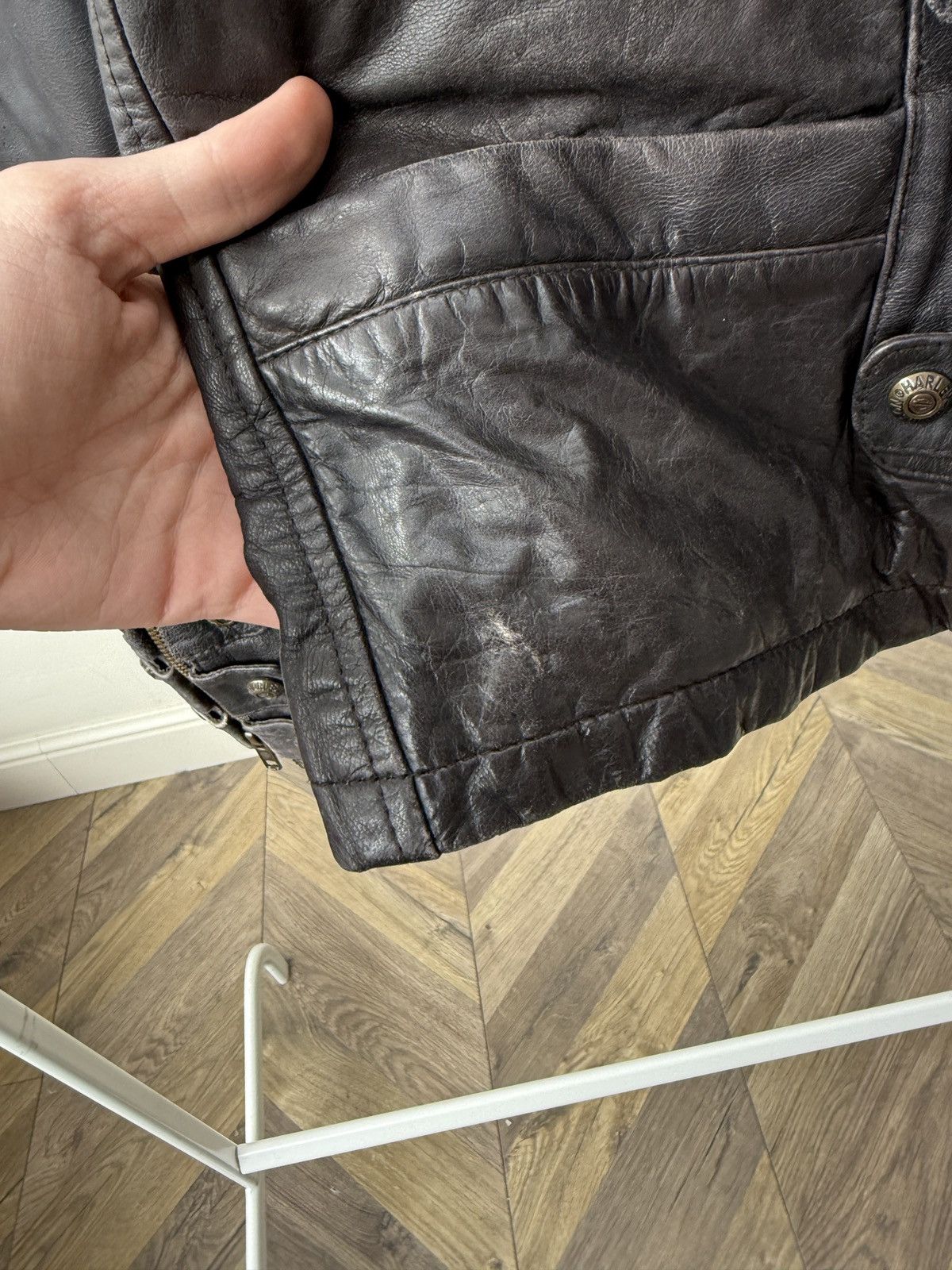 Harley Davidson Vintage Harley-Davidson Archive Faded Leather Women's Jacket Size S / US 4 / IT 40 - 6 Thumbnail