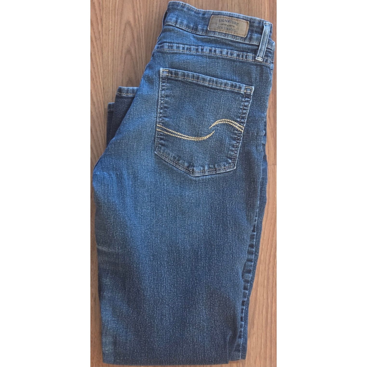 Levi's Levi's Signature Women's Navy Blue Jeans - Size 8M W29 L32 Size 30" / US 8 / IT 44 - 2 Thumbnail