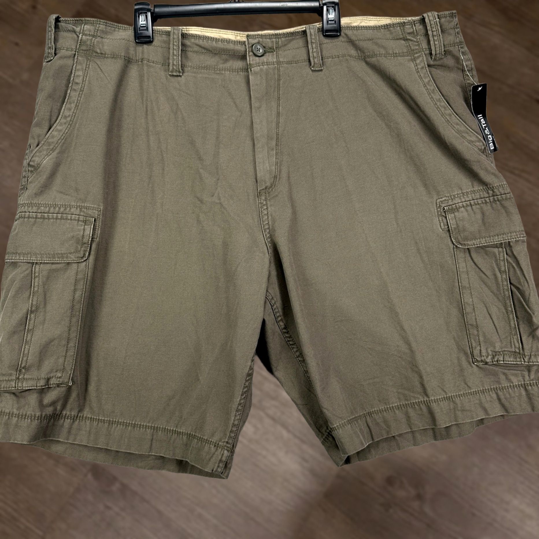 Vintage Arizona Jean Co. Mens Cargo Shorts 50 Big Tall Grey Flat Front Casual NEW Size US 34 / EU 50 - 1 Thumbnail
