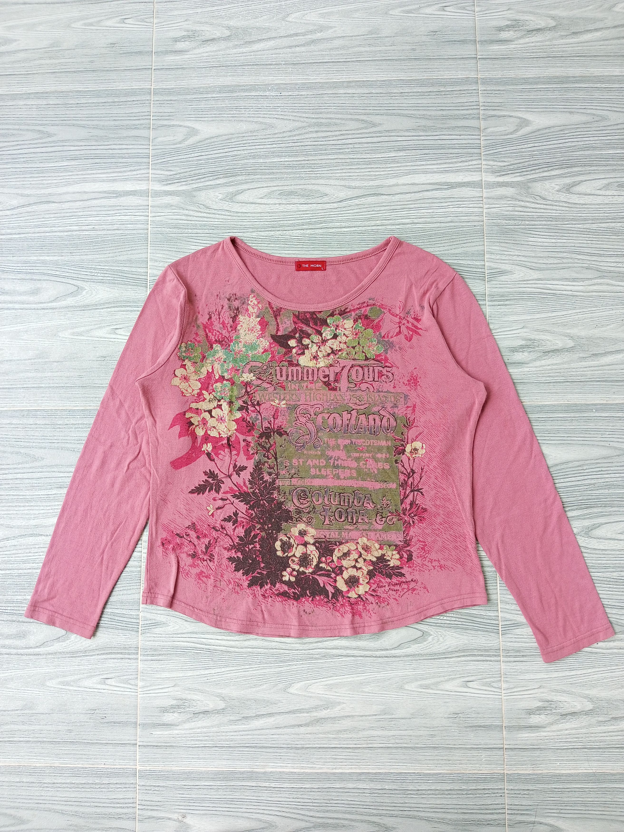 If Six Was Nine × Japanese Brand × Le Grande Bleu (L.G.B.) "No Wash Tag" Gothic Poem Long Sleeve Japanese T Shirt Size US L / EU 52-54 / 3 - 1 Thumbnail