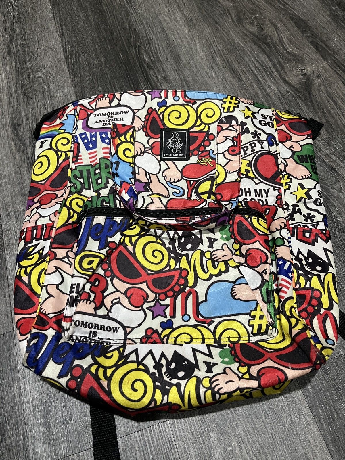 Hysteric Glamour × Japanese Brand 2 Way Hysteric Glamours Mini Backpack & Tote Bag Full Print Size ONE SIZE - 3 Thumbnail