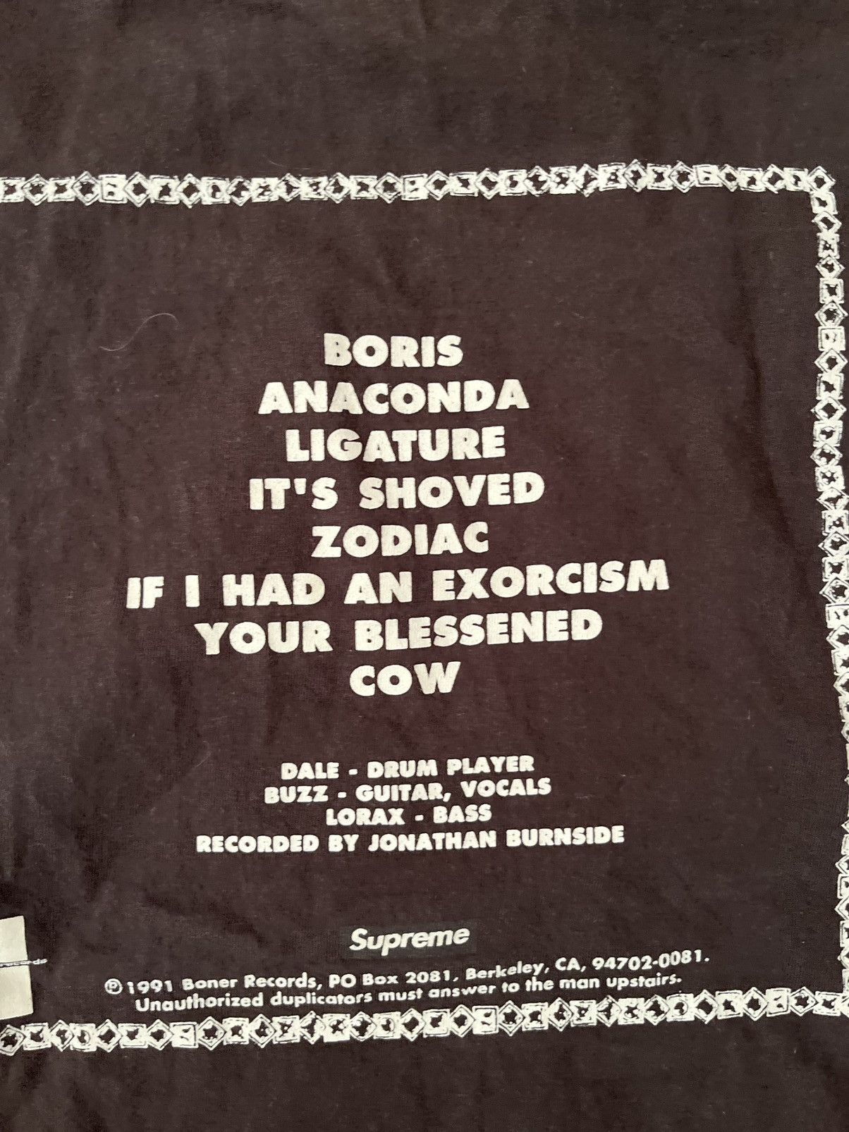 Supreme Supreme Melvins Bullhead Tee Size US L / EU 52-54 / 3 - 16 Thumbnail
