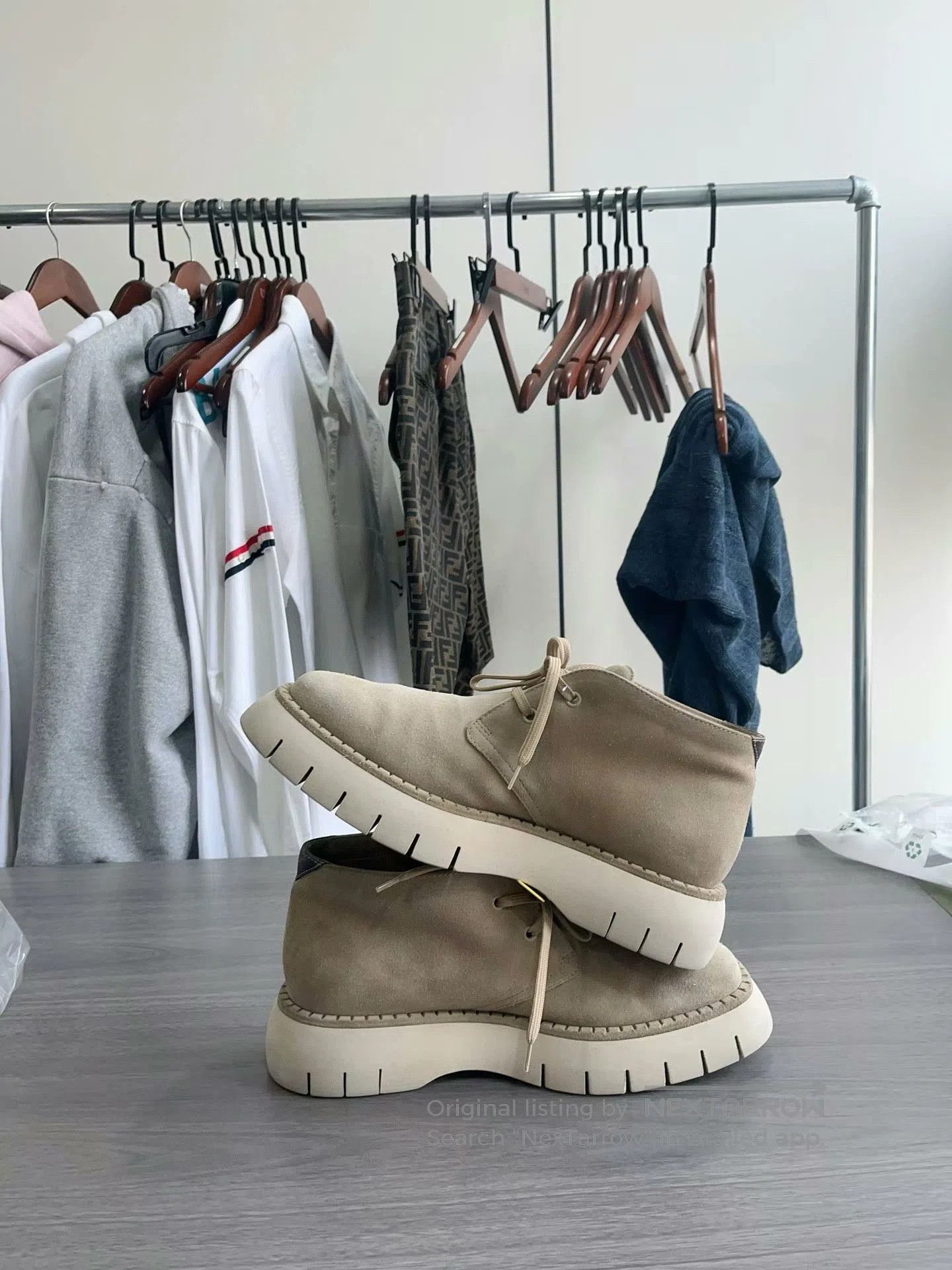 Louis Vuitton louis vuitton beige square ankle boots. Size US 9.5 / EU 42-43 - 4 Thumbnail