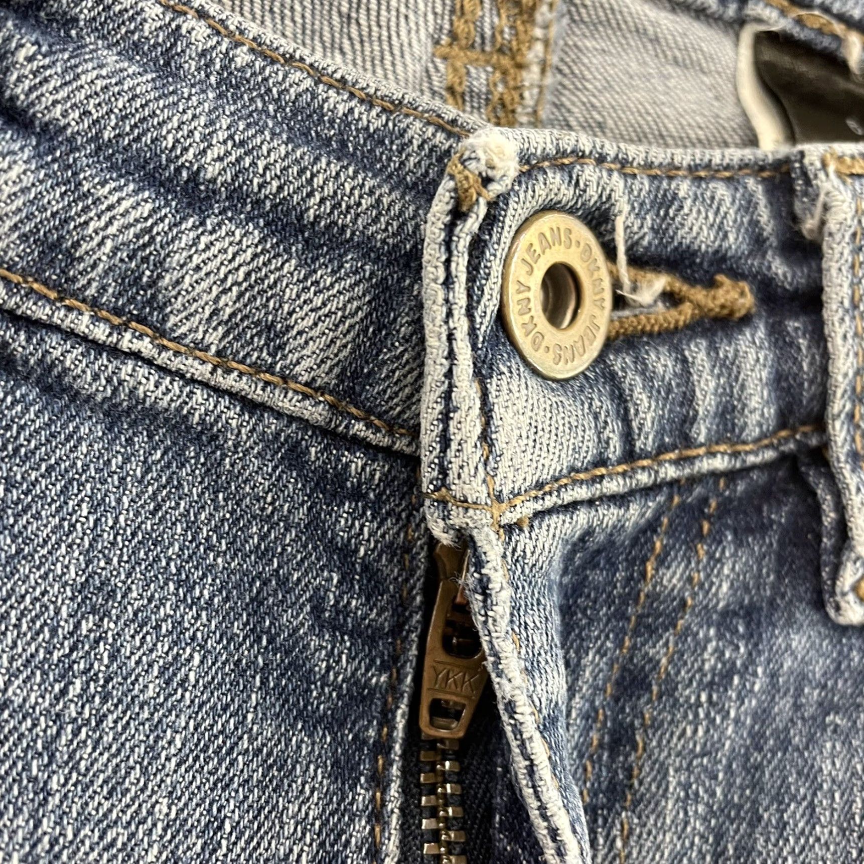DKNY VINTAGE DKNY Jeans Bootscut Flare Mid Rise Stretch Medium Wash Women’s 6 Size 28" / US 6 / IT 42 - 3 Thumbnail