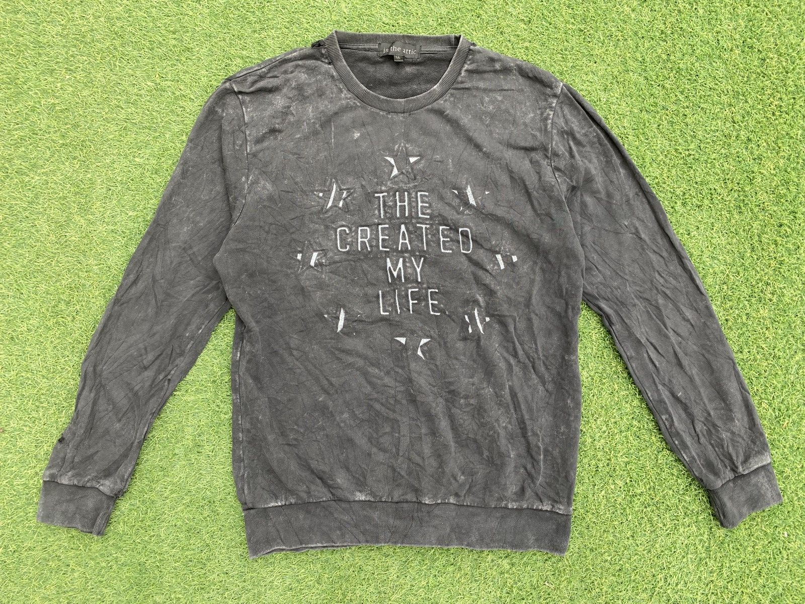 If Six Was Nine In The Attic Distressed Sweatshirt Size US L / EU 52-54 / 3 - 1 Thumbnail