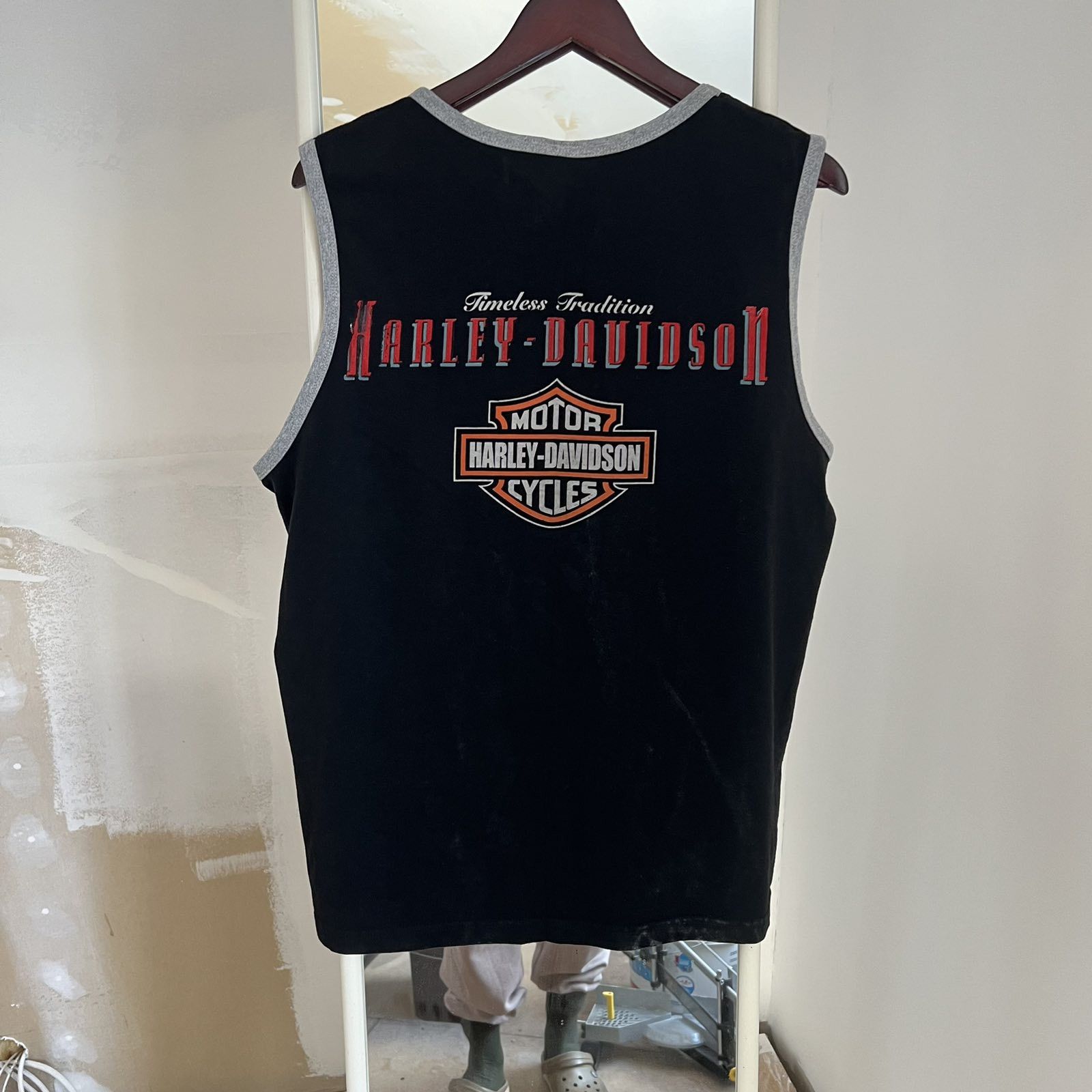 Vintage 3d Emblem Harley Davidson 90s Vintage Eagle Tank Tee USA y2k Size US XL / EU 56 / 4 - 4 Thumbnail