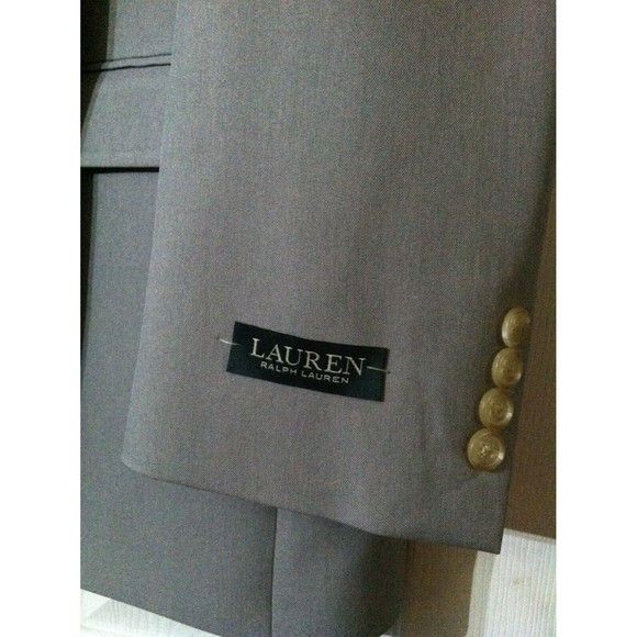 Ralph Lauren RALPH LAUREN MEN'S NEW 100%POLYESTER SPORT COAT SIZE:46L Size 46L - 5 Thumbnail