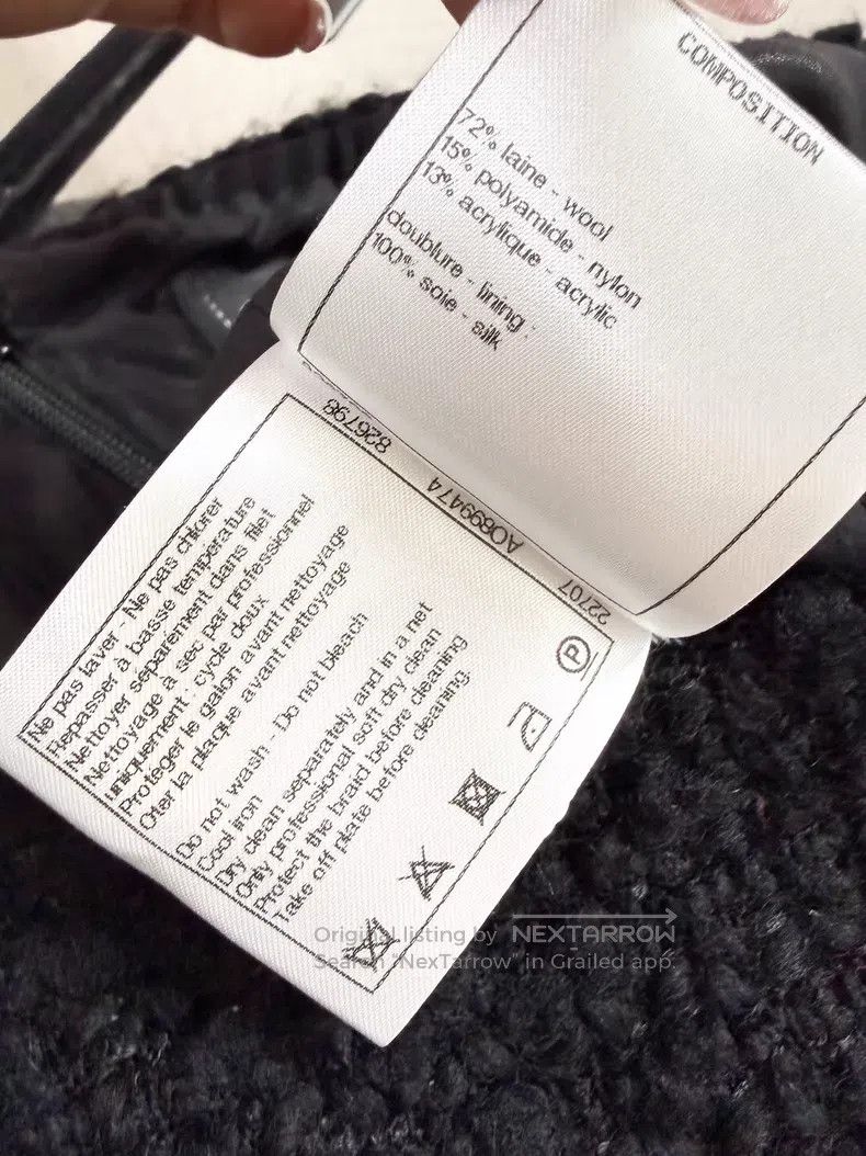 Chanel Chanel Knitted half-length skirt Size 24" / US 00 / IT 34 - 6 Thumbnail