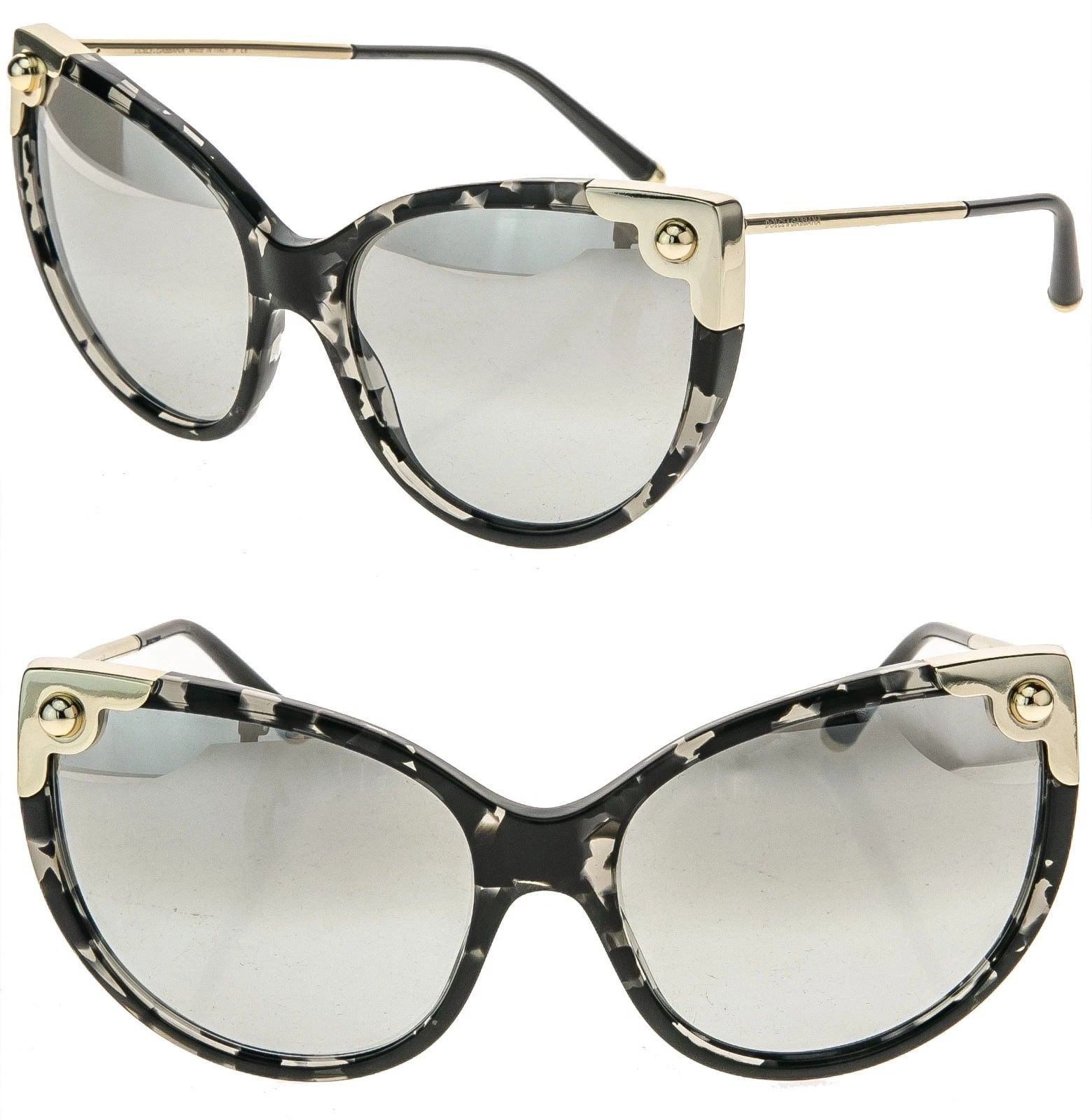 Dolce & Gabbana DOLCE & GABBANA DG4337 LUCIA DG 4337 Black Mirror Sunglasses Size ONE SIZE - 1 Thumbnail