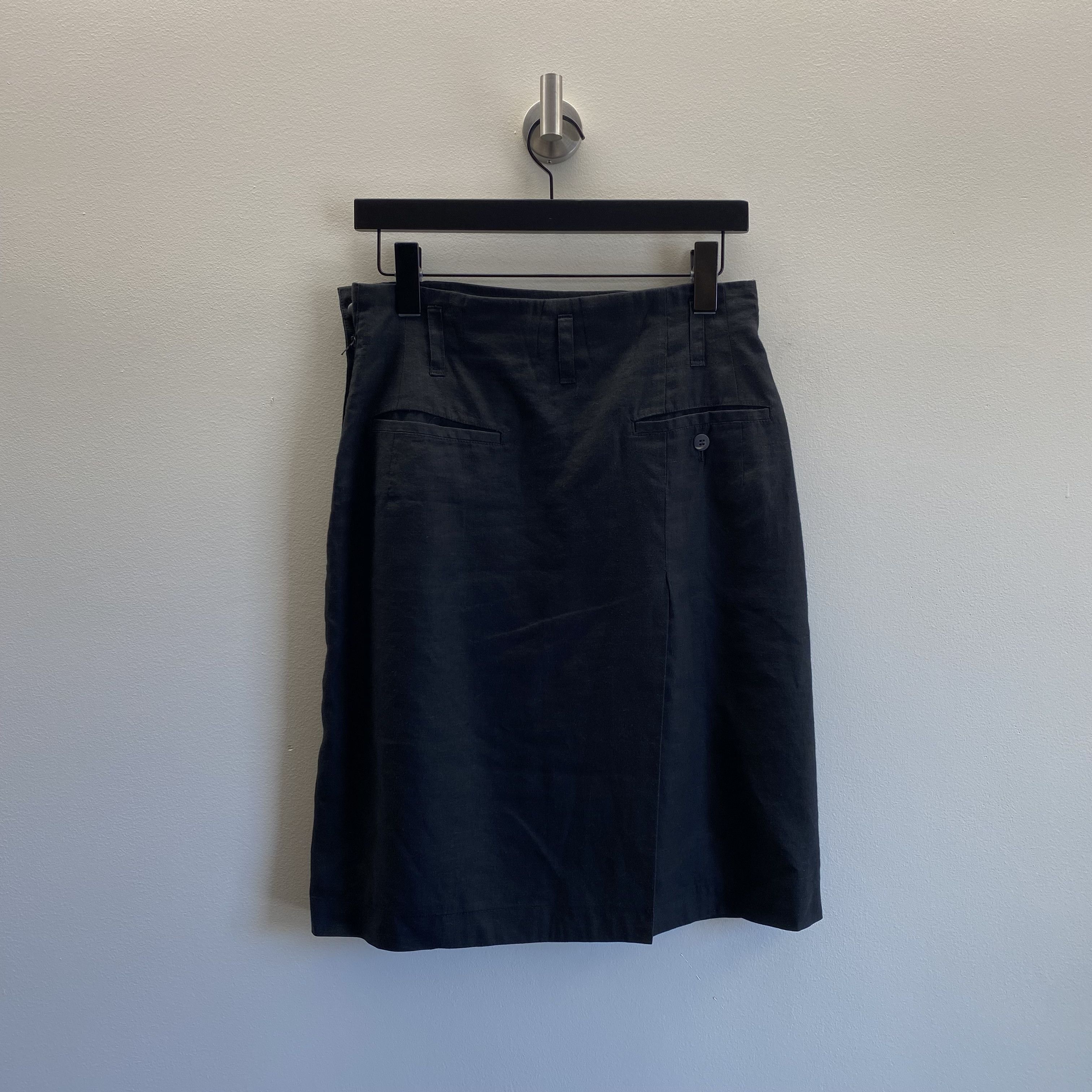 Issey Miyake Issey Miyake Vintage Linen Skirt Size 29" - 6 Thumbnail
