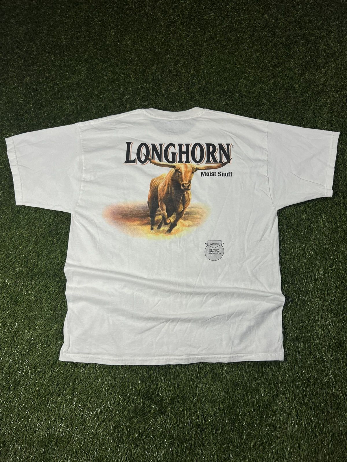 Vintage Vintage Y2k Longhorn Texas Dip Tobacco Graphic Promo Tee Size US XL / EU 56 / 4 - 1 Thumbnail