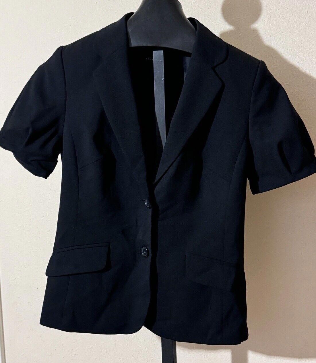 Banana Republic Banana Republic Black Stretch Wool Blend Jacket Sz 6 Size M / US 6-8 / IT 42-44 - 2 Thumbnail