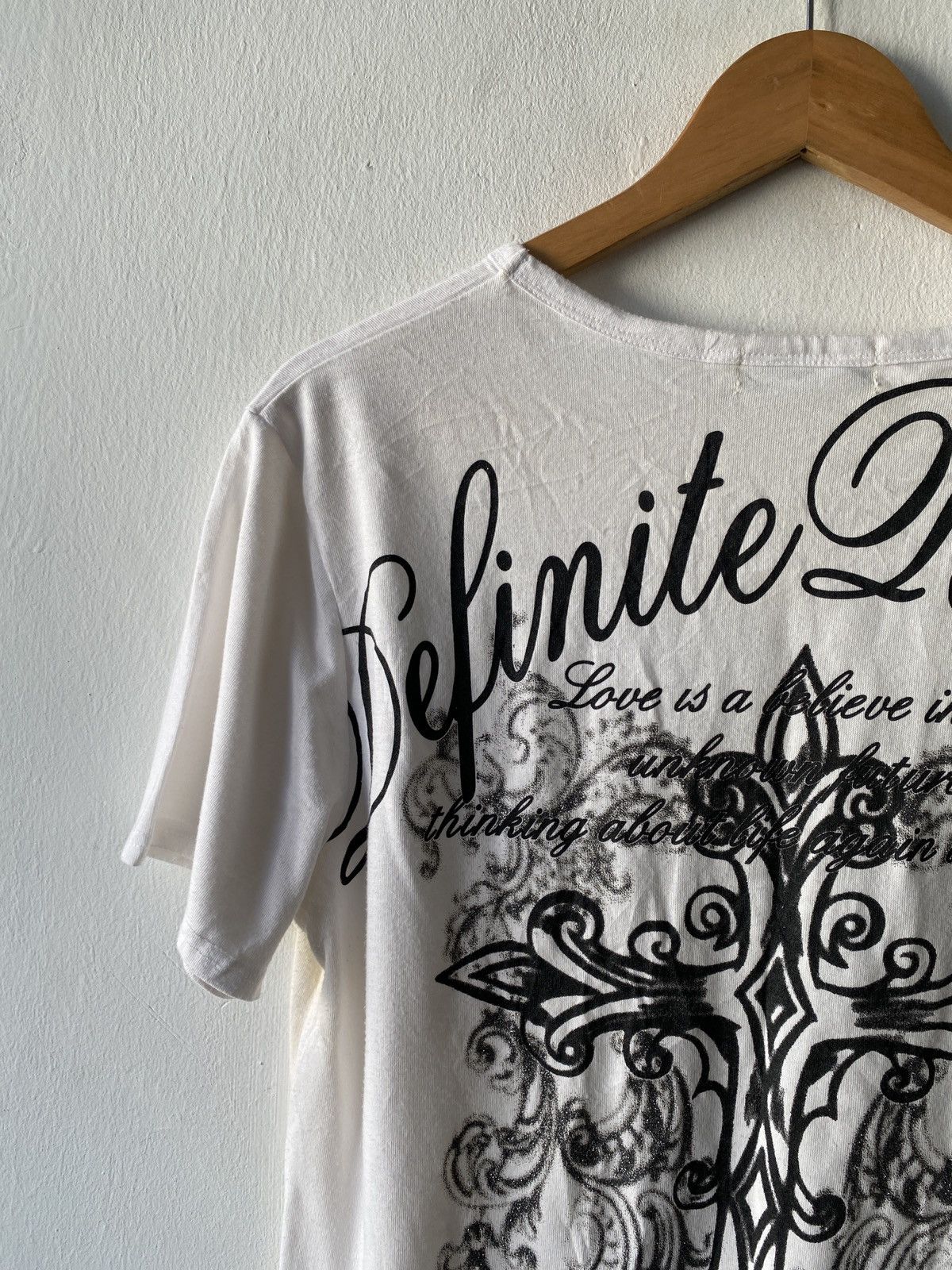 If Six Was Nine Sorridere Japan Poem Cross Design V Neck Shirt Size US M / EU 48-50 / 2 - 13 Thumbnail