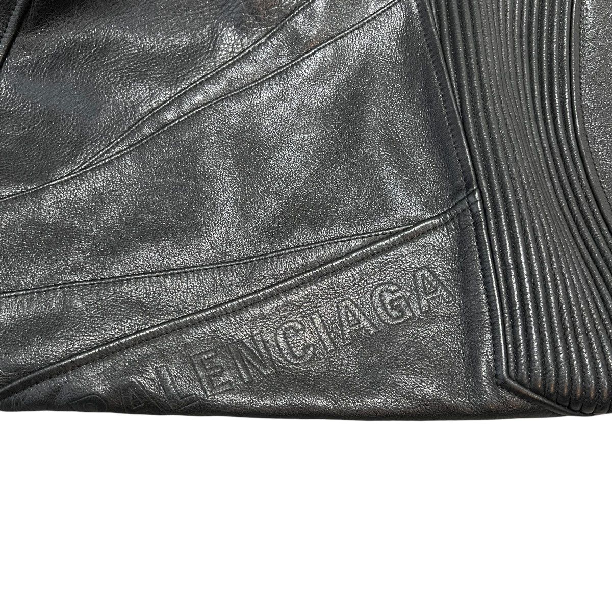 Balenciaga BALENCIAGA 23SS "Mud Show" Biker Leather RACING Moto Pants Size US 32 / EU 48 - 6 Thumbnail