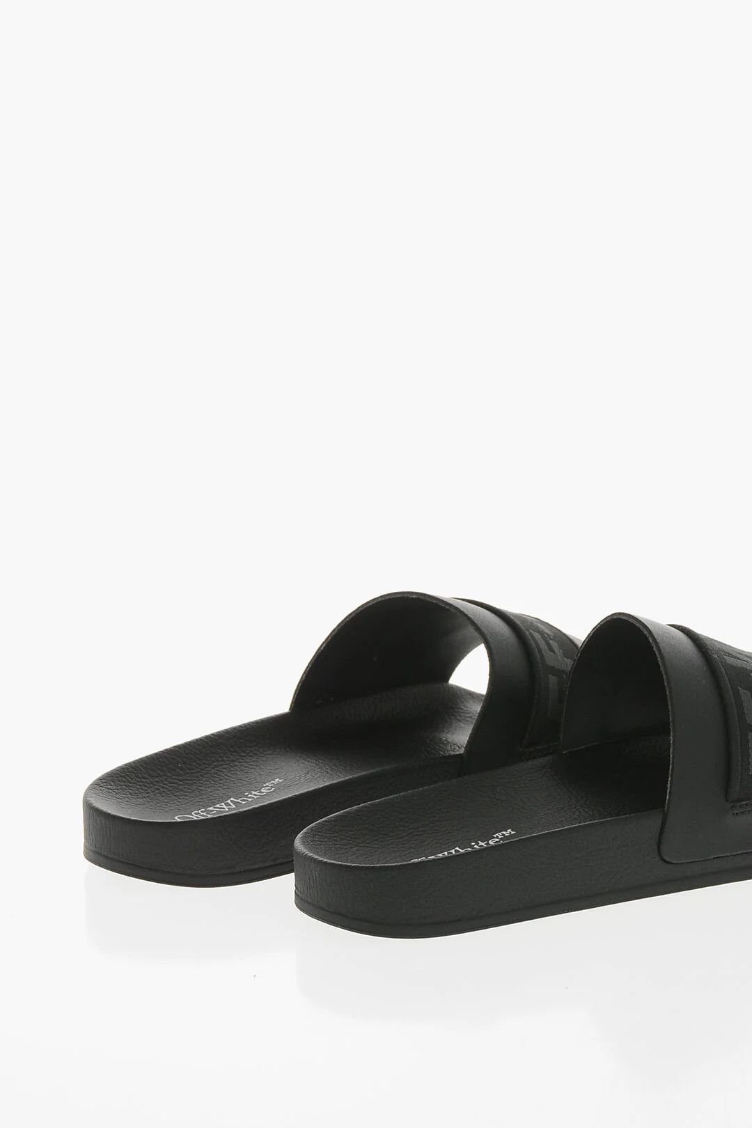 Off-White og1mm0426 Solid-Color Slides in Black Size US 7 / EU 40 - 2 Thumbnail
