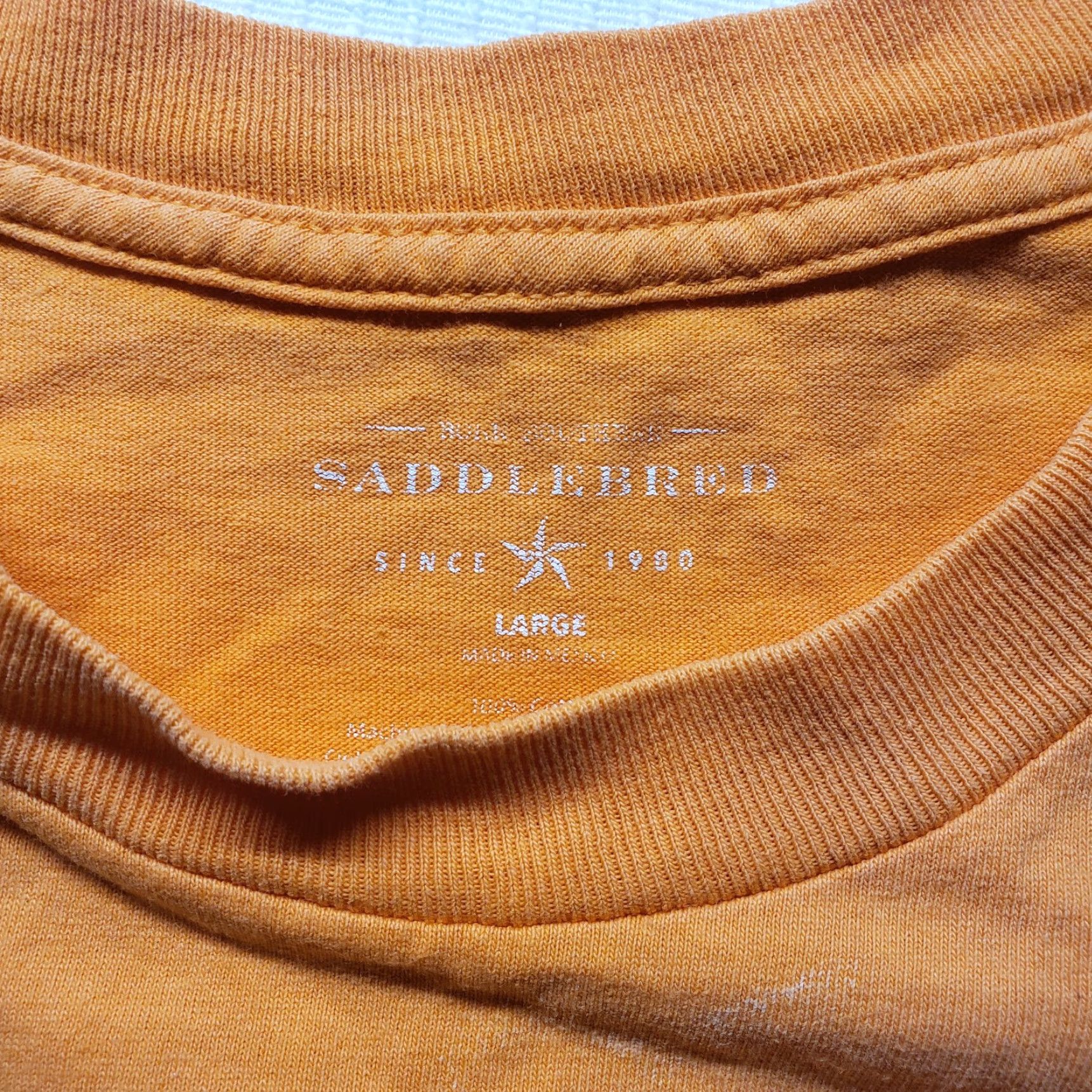 Logo 7 Marlin Madness Orange T-Shirt Logo Short Sleeve Adult Men's L Large Shirt Mens Orange Logo Short Sleeve Marlin Madness Size US L / EU 52-54 / 3 - 4 Thumbnail