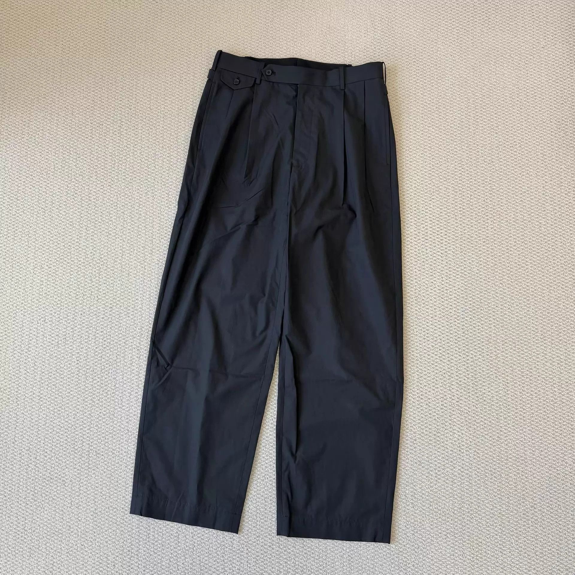 A.PRESSE A.PRESSE 26SS Double-Pleat High-Waist Trousers 41-42 RIRI Size US 32 / EU 48 - 3 Thumbnail
