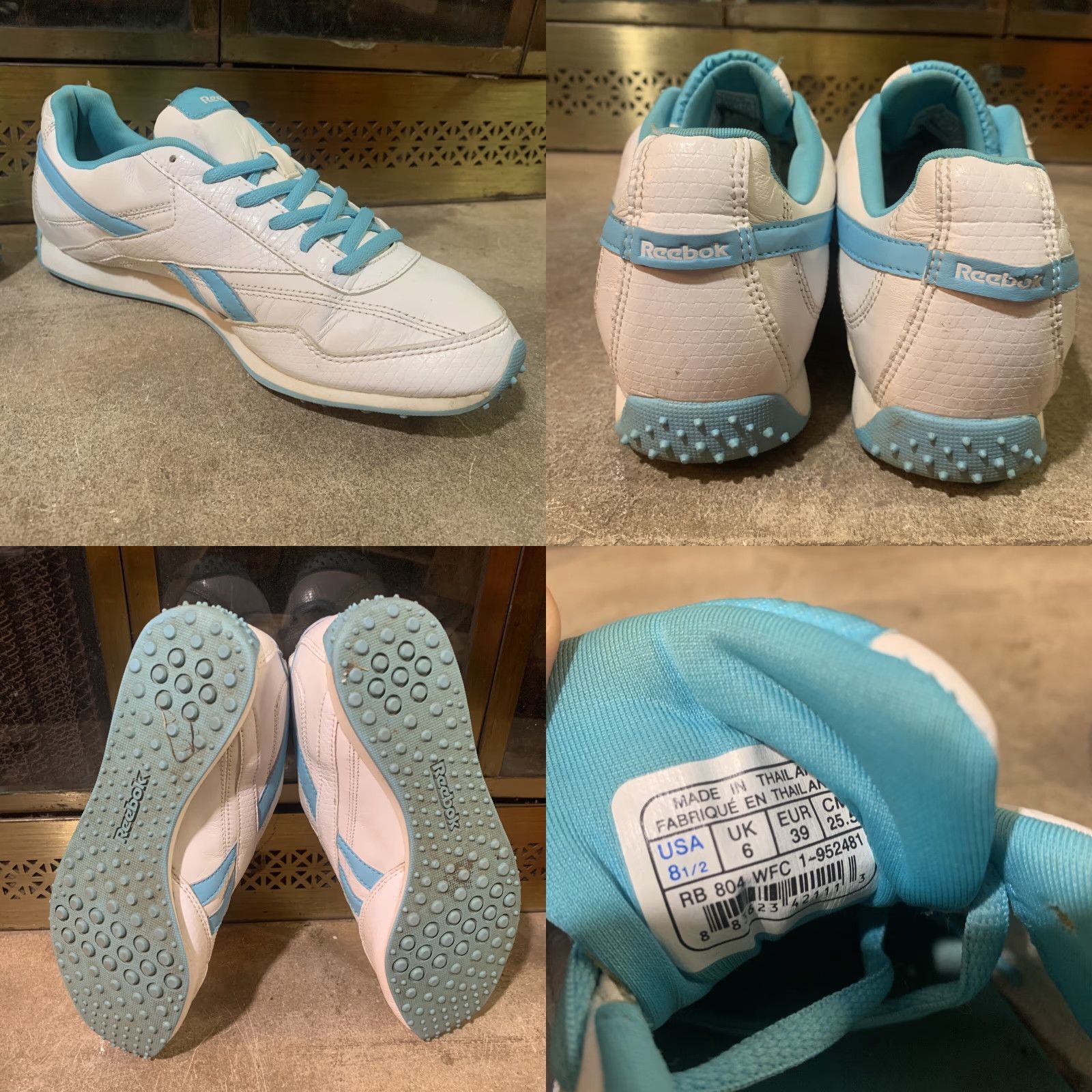 Reebok VINTAGE Reebok Princess Fitness Low Top Sneaker Mint Womens Sz 8.5 80s Classic Sneakers Size M / US 6-8 / IT 42-44 - 8 Thumbnail