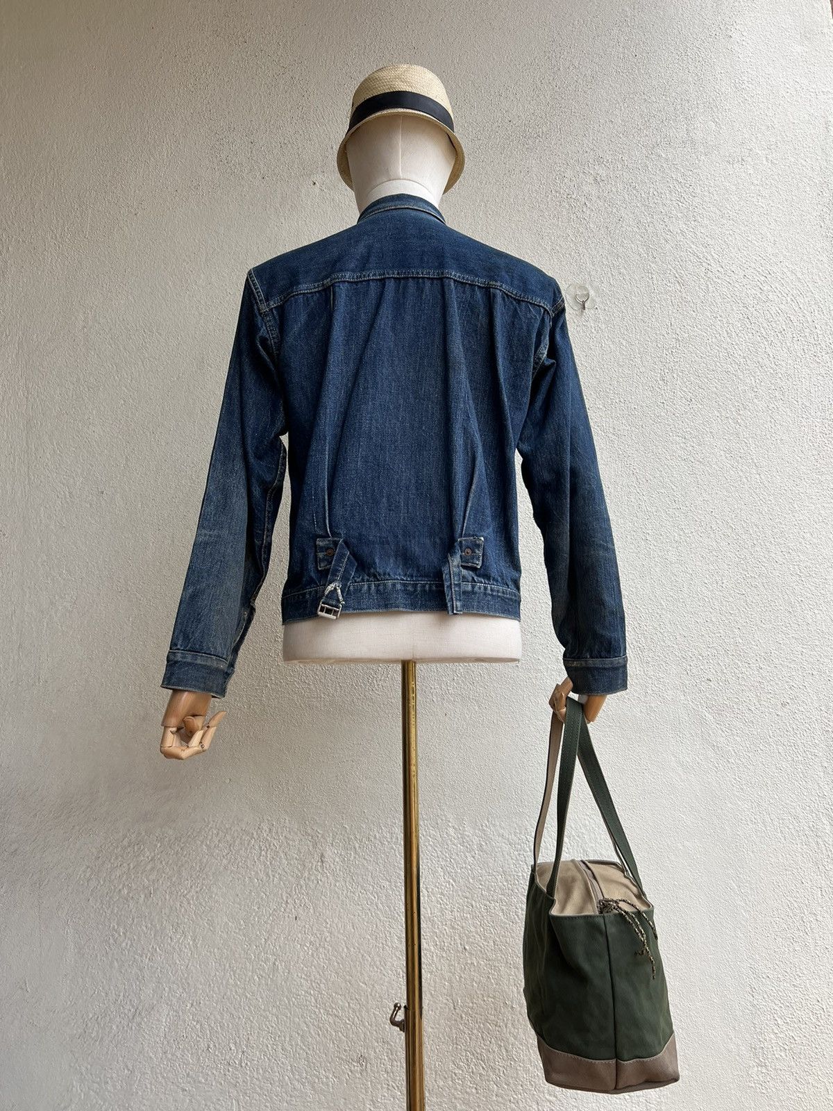 Vintage Van Nuys Japan Waxed Canvas Cotton Mini Tote Bag Size ONE SIZE - 19 Thumbnail