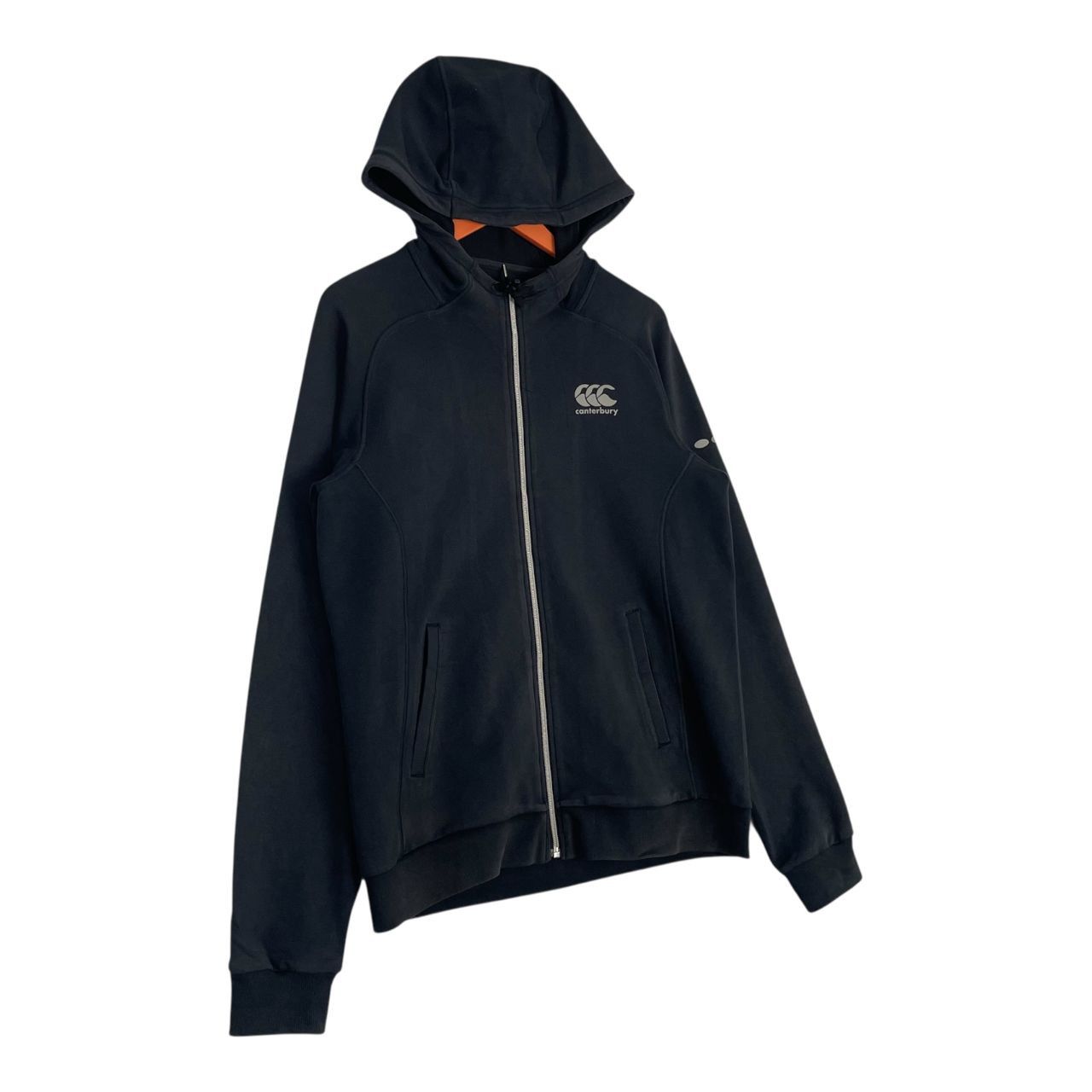 Canterbury of New Zealand Classic Canterbury Black Full Zip Hoodie Athletic Jacket Size US L / EU 52-54 / 3 - 3 Thumbnail