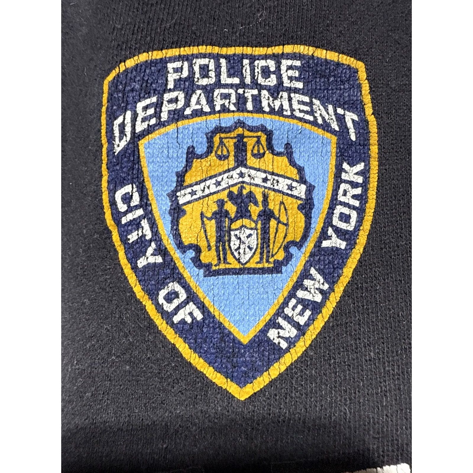 Vintage VINTAGE NYPD Sweatpants XL Men Wide-Leg 90s Blue Official NYPD Size US 34 / EU 50 - 4 Thumbnail