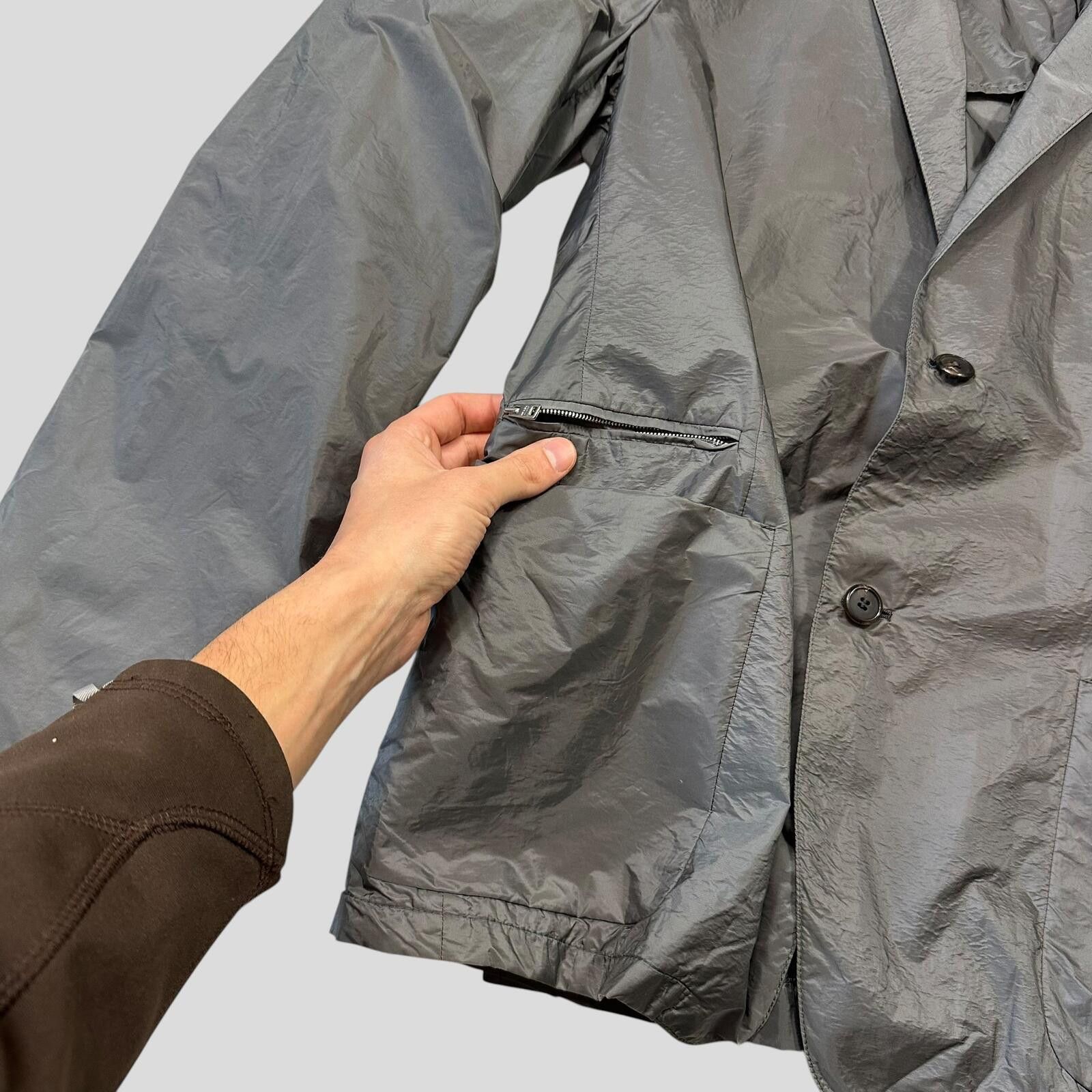 Prada Prada Sport 2014 Nylon PU Shimmer Blazer Jacket - IT54 (L) Size US L / EU 52-54 / 3 - 6 Thumbnail