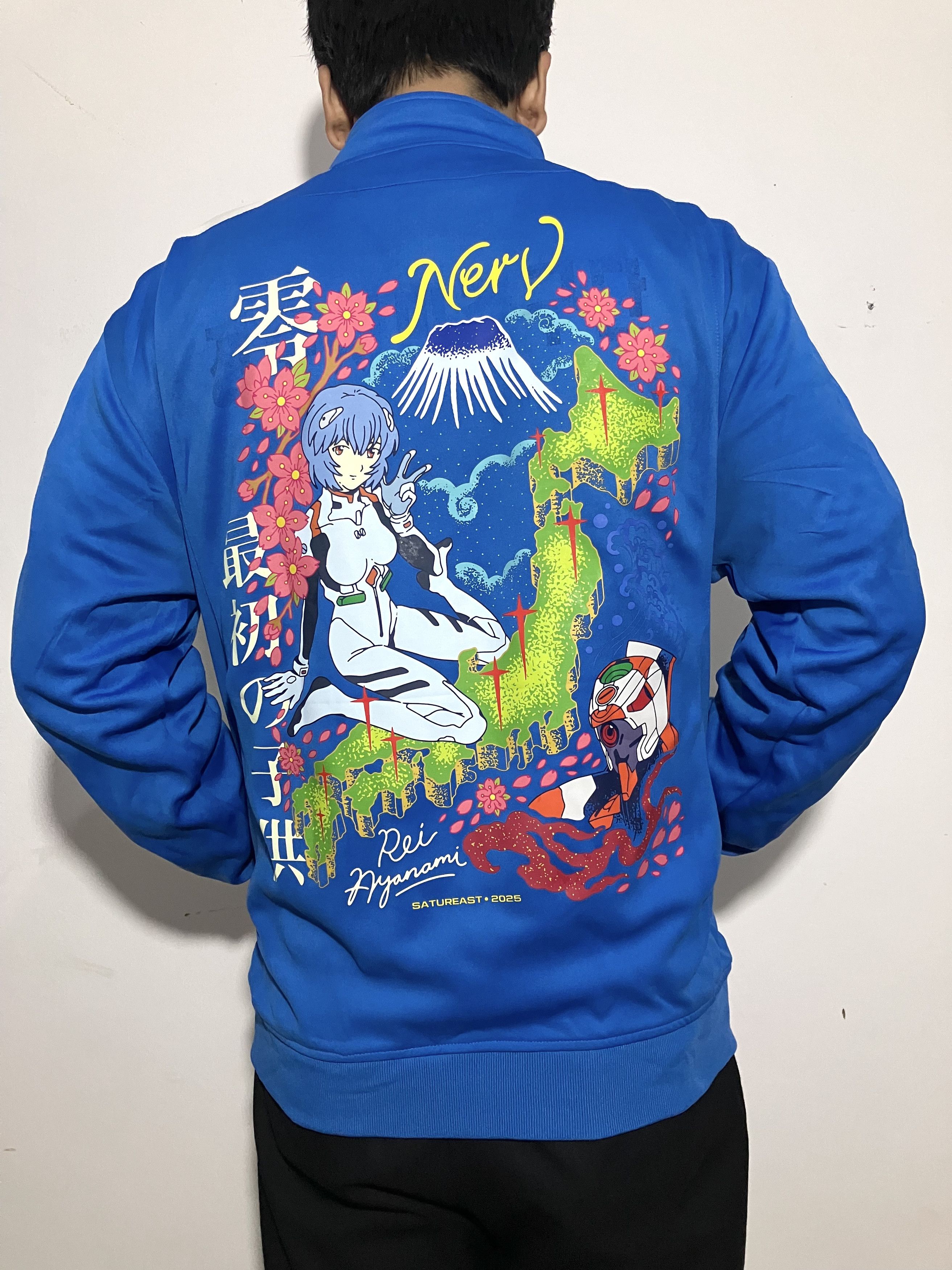 Anime Rework Jersey Anime 'Rey Ayanami' in Blue Joma Tracktop Size US XL / EU 56 / 4 - 1 Thumbnail