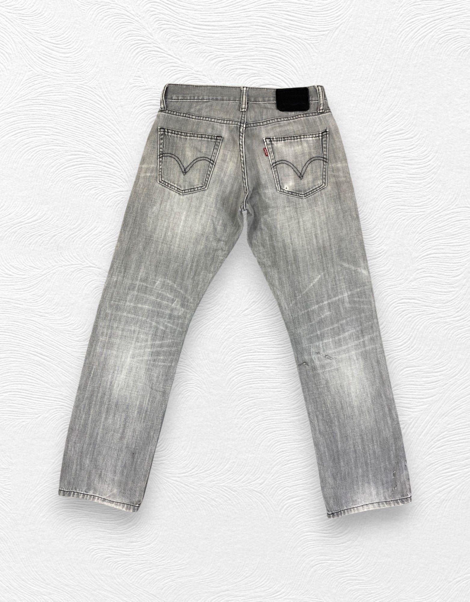 Levi's Grey Levi's 514 Jeans 29x29 Denim -JN2126 Size US 29 - 2 Thumbnail