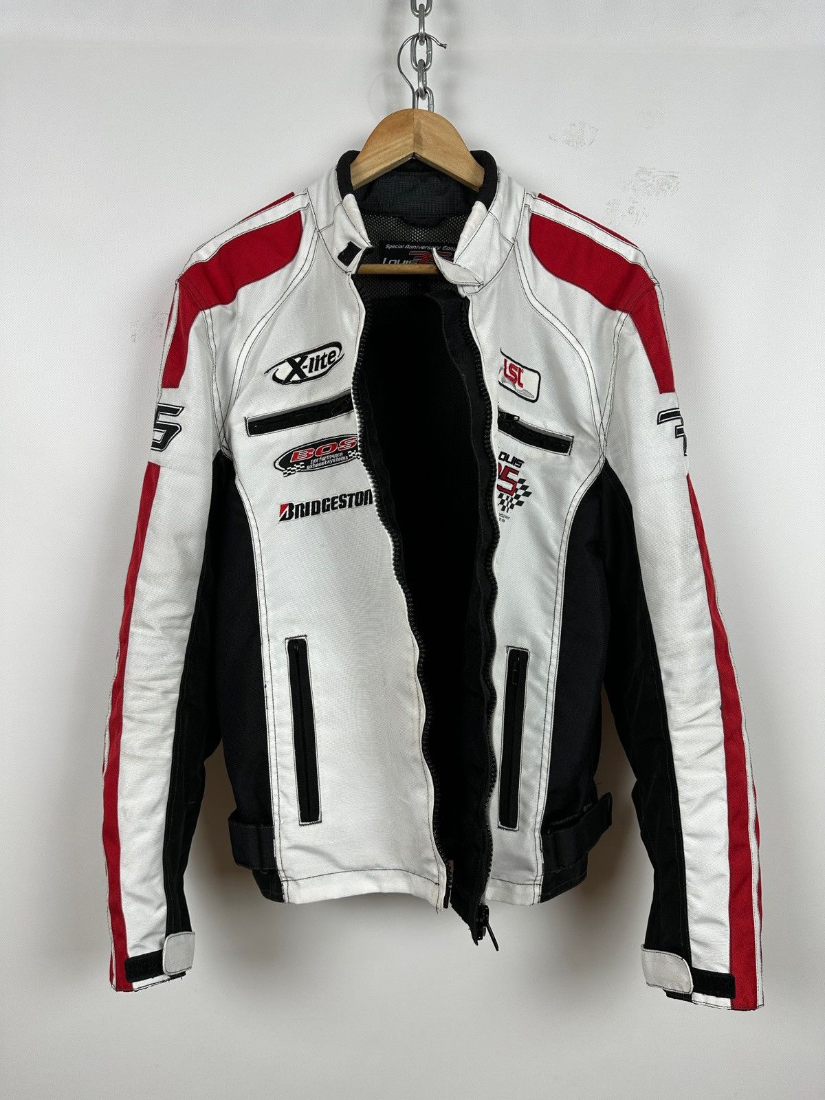 Vintage Vintage Bridgestone Louis 75 Motorcycle Racing Jacket Size US L / EU 52-54 / 3 - 9 Thumbnail