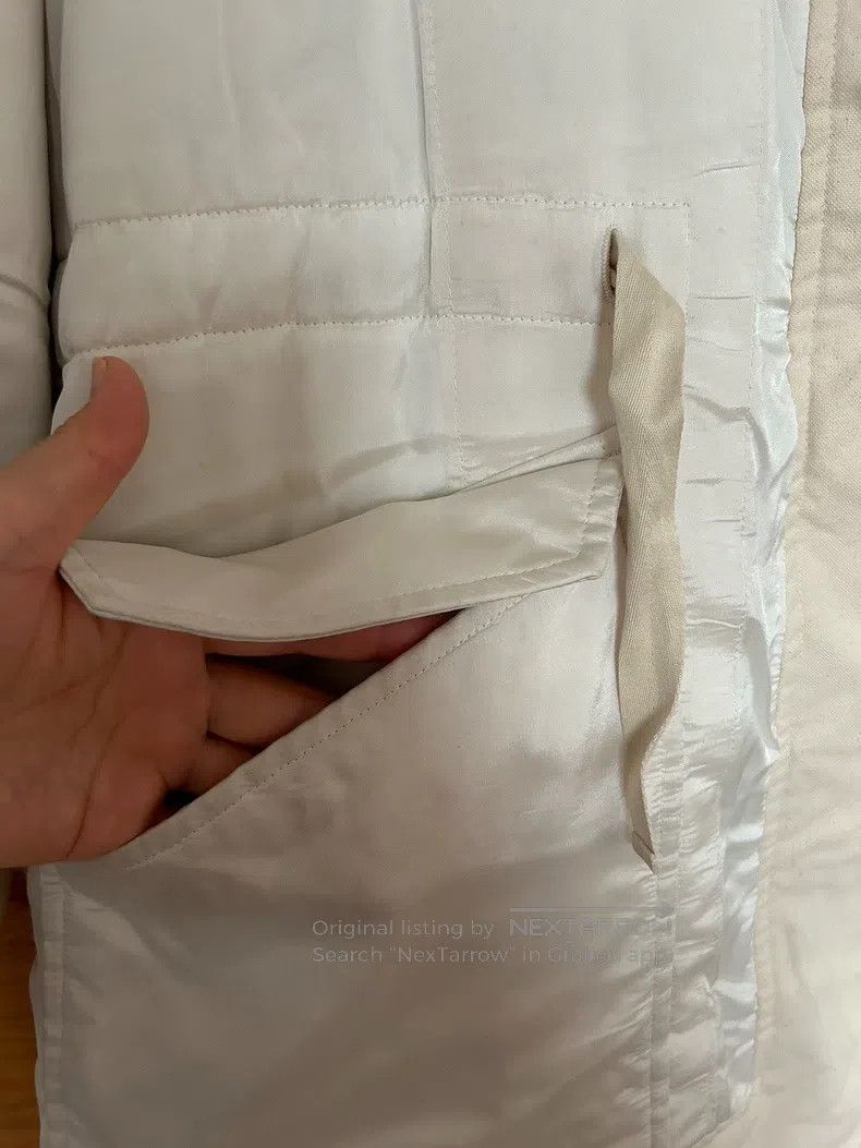 Jil Sander Jil Sander Cream Cotton Jacket Size M / US 6-8 / IT 42-44 - 4 Thumbnail