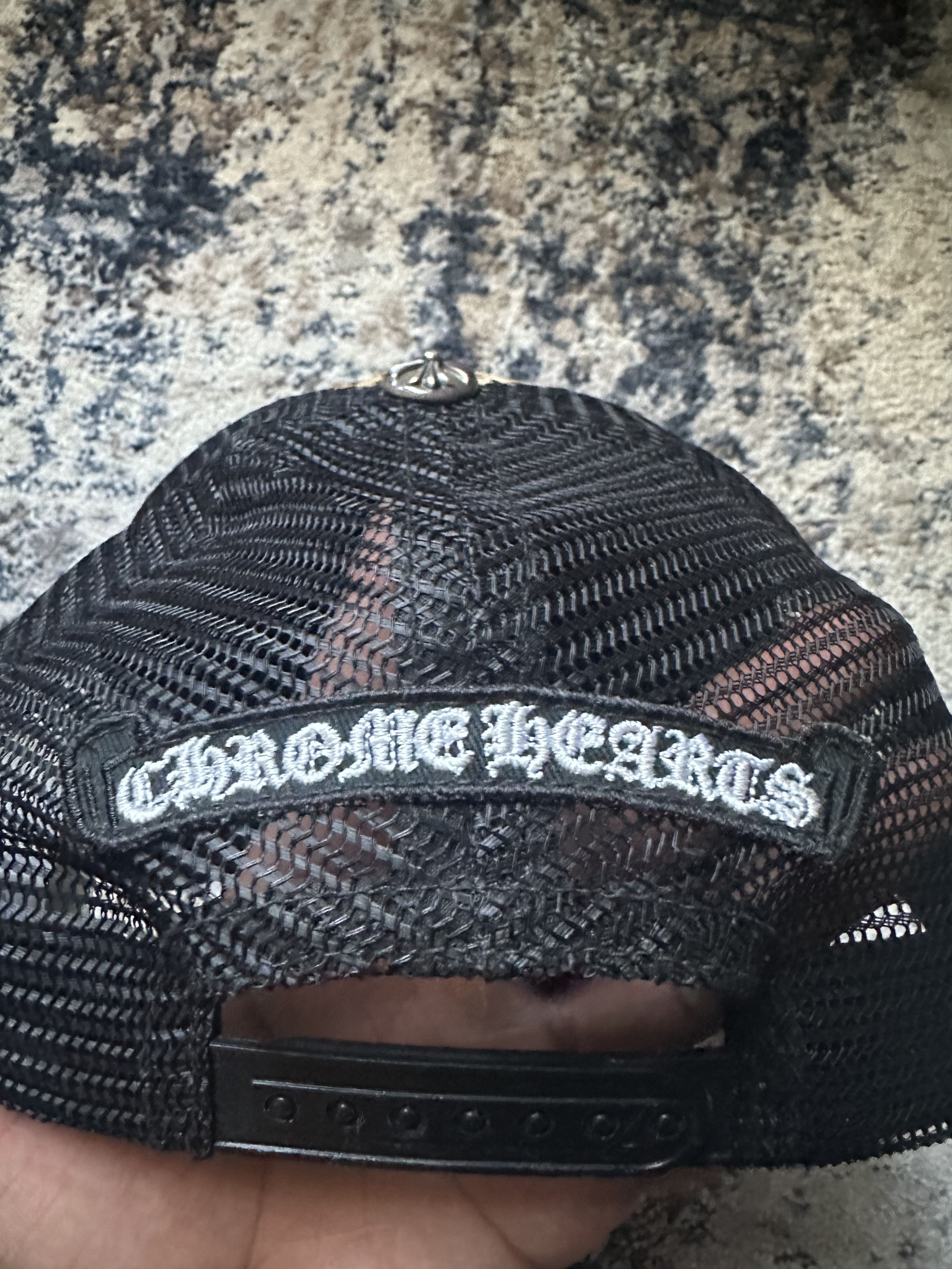 Chrome Hearts Chrome Hearts Cemetery Cross Leopard/Cheetah Trucker Hat Size ONE SIZE - 6 Thumbnail