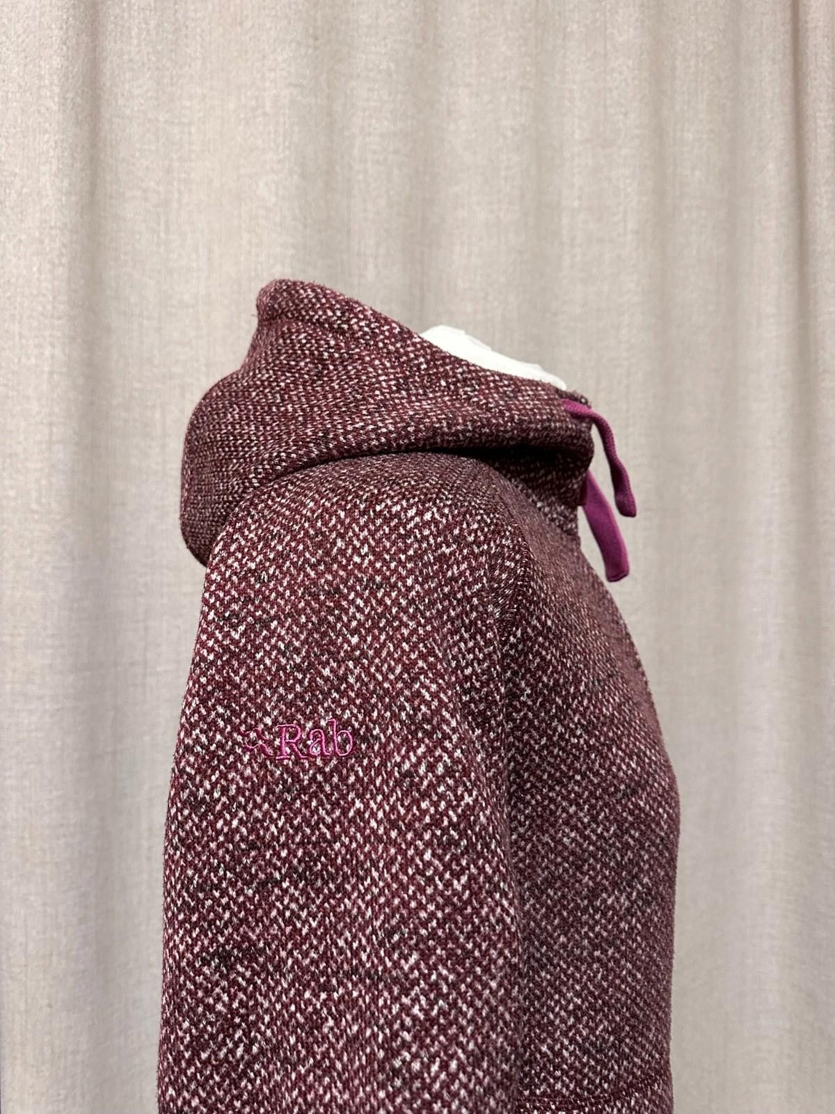 Rab Rab Womens Amy Hoody Red Fleece Chunky Sweater Warm Jacket Size L / US 10 / IT 46 - 5 Thumbnail