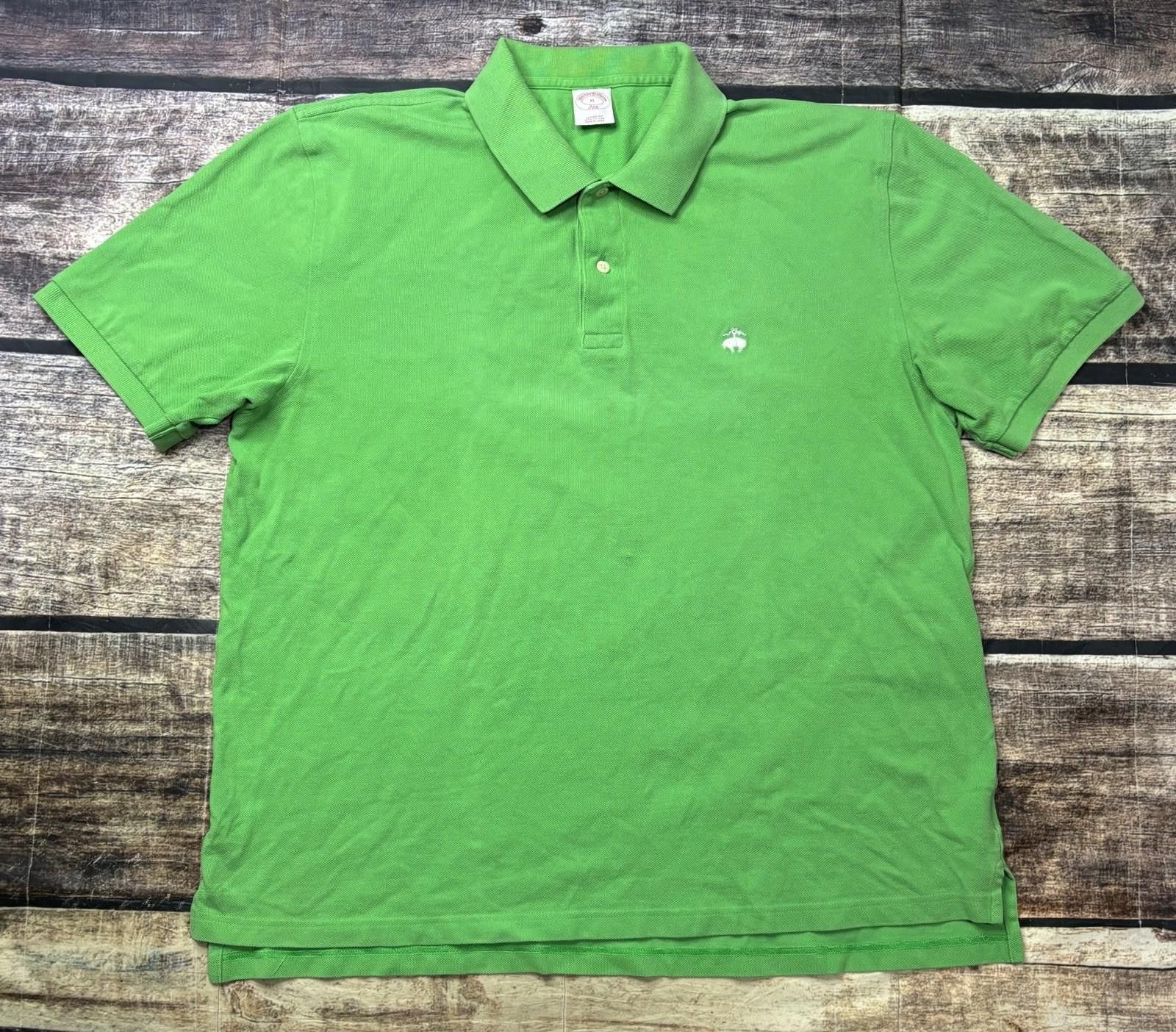 Brooks Brothers Brooks Brothers 346 Polo Shirt Mens XL Cotton Short Sleeve Size US XL / EU 56 / 4 - 1 Thumbnail